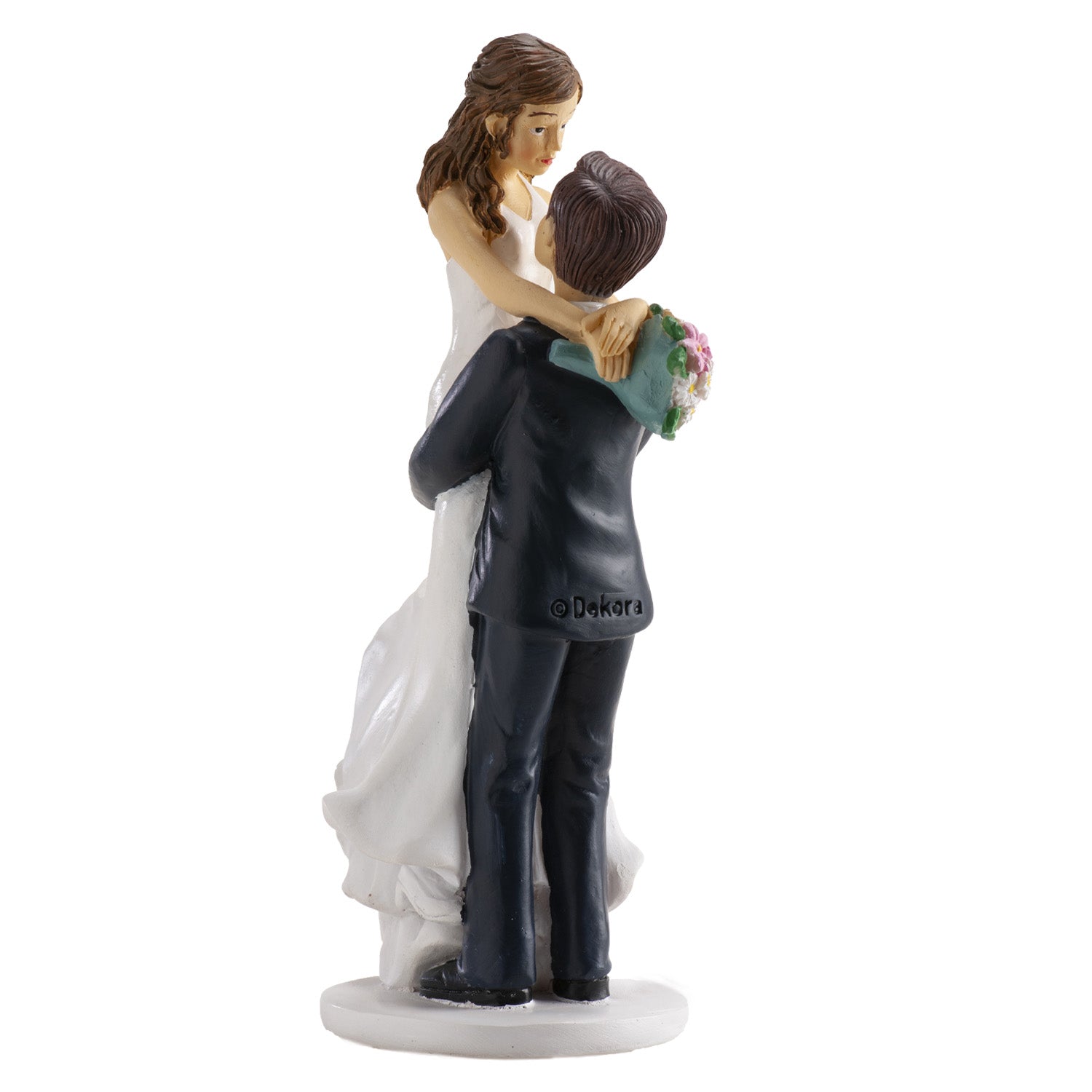 WEDDING COUPLE BRIDE IN ARMS 18CM