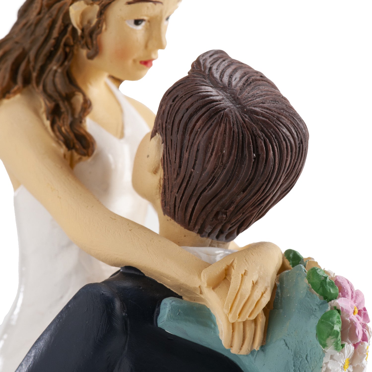 WEDDING COUPLE BRIDE IN ARMS 18CM