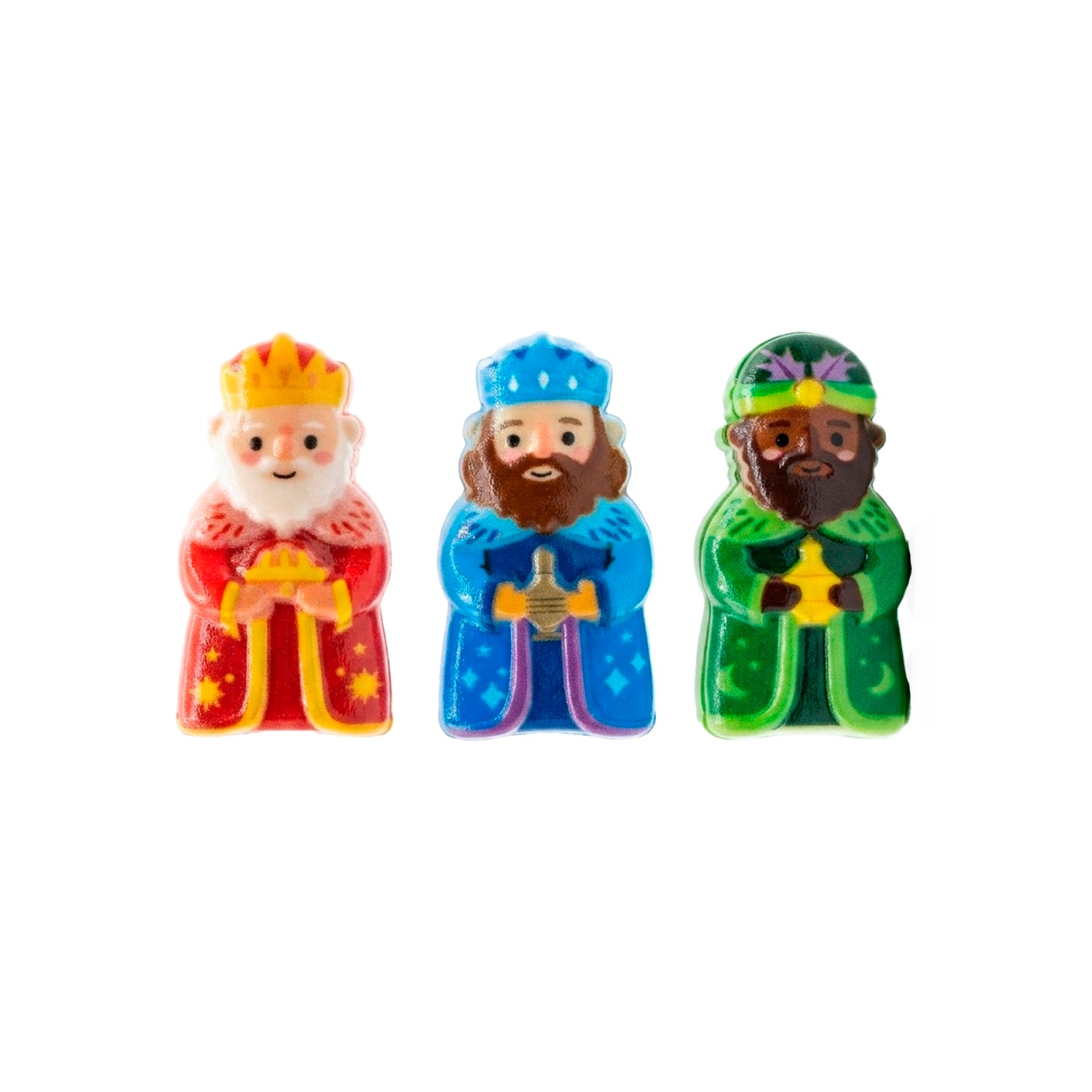 FIGURAS ROSCÓN REYES NAVIDAD PVC 2D 3-3.2CM