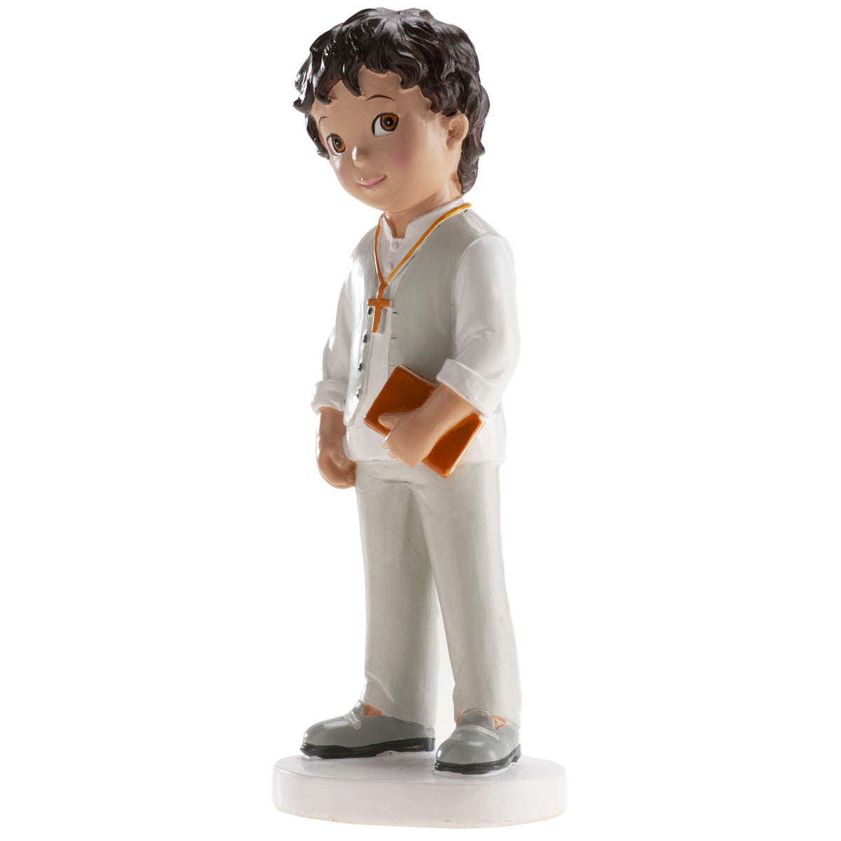 COMMUNION BOY CAKE TOPPER BRUNO 16,6CM