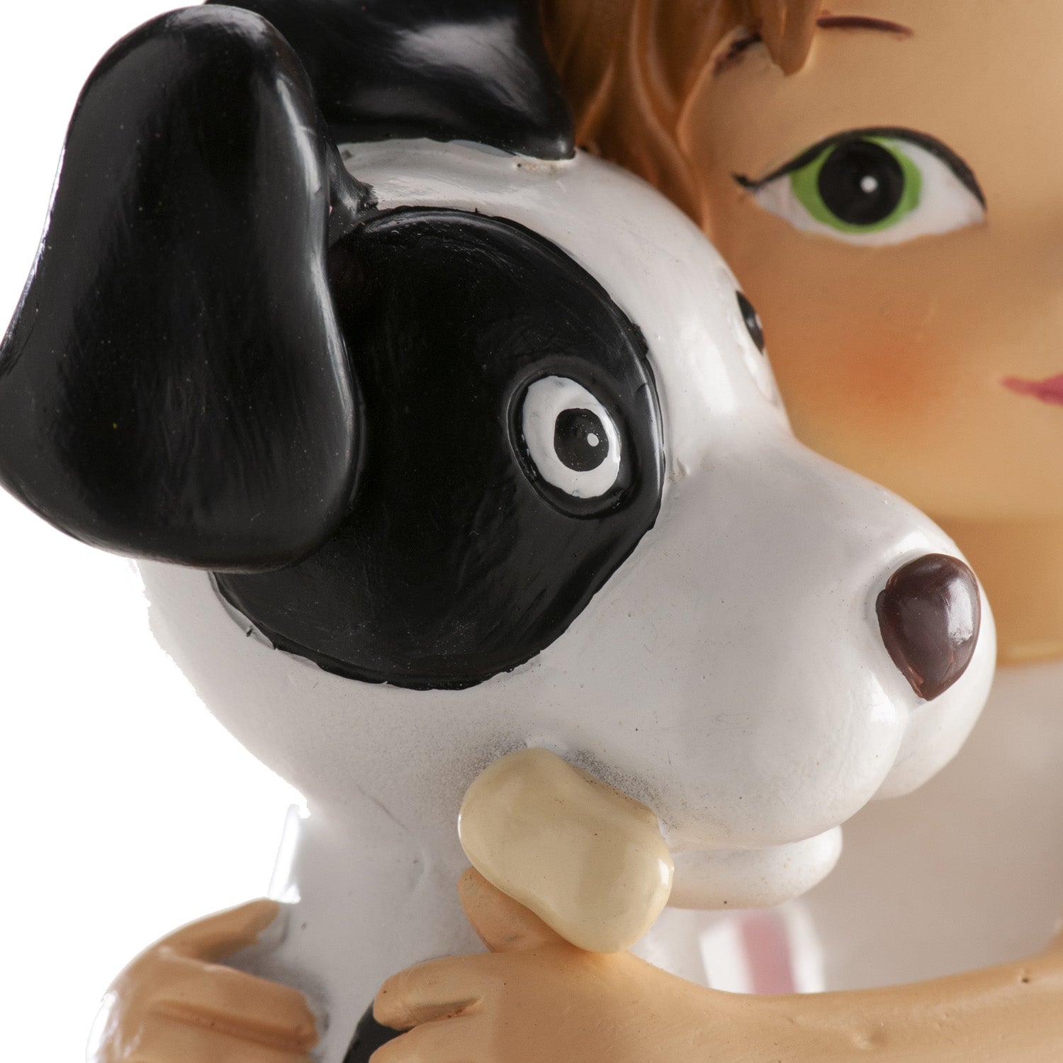 NIÑA COMUNIÓN SENTADA CON PERRO 11,5CM