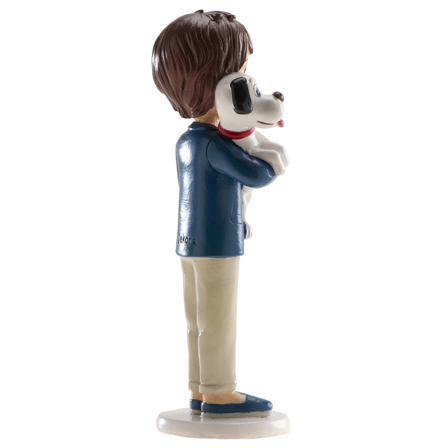 BOY COMMUNION WITH DOG 16,5CM