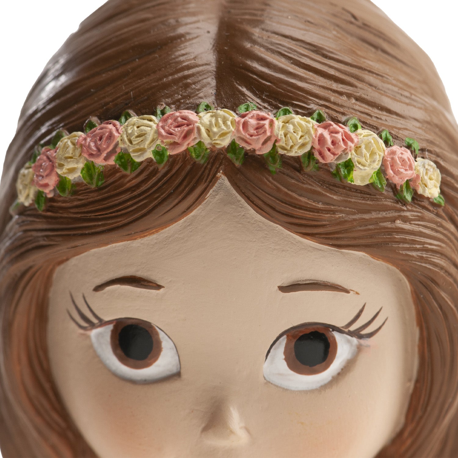 NIÑA COMUNION FALDA ROSA 16CM