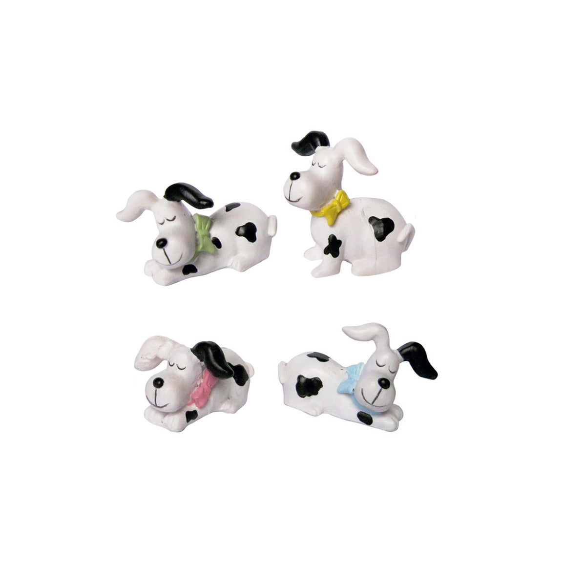 FIGURAS RESINA ROSCÓN 3D PERRITOS 3-3.5CM