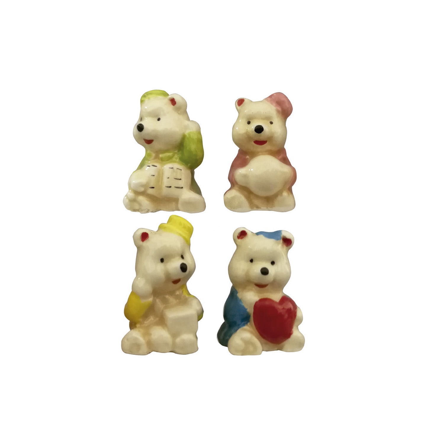 FIGURAS CERAMICA ROSCON 3D OSITOS CON GORRO 3-3.5CM