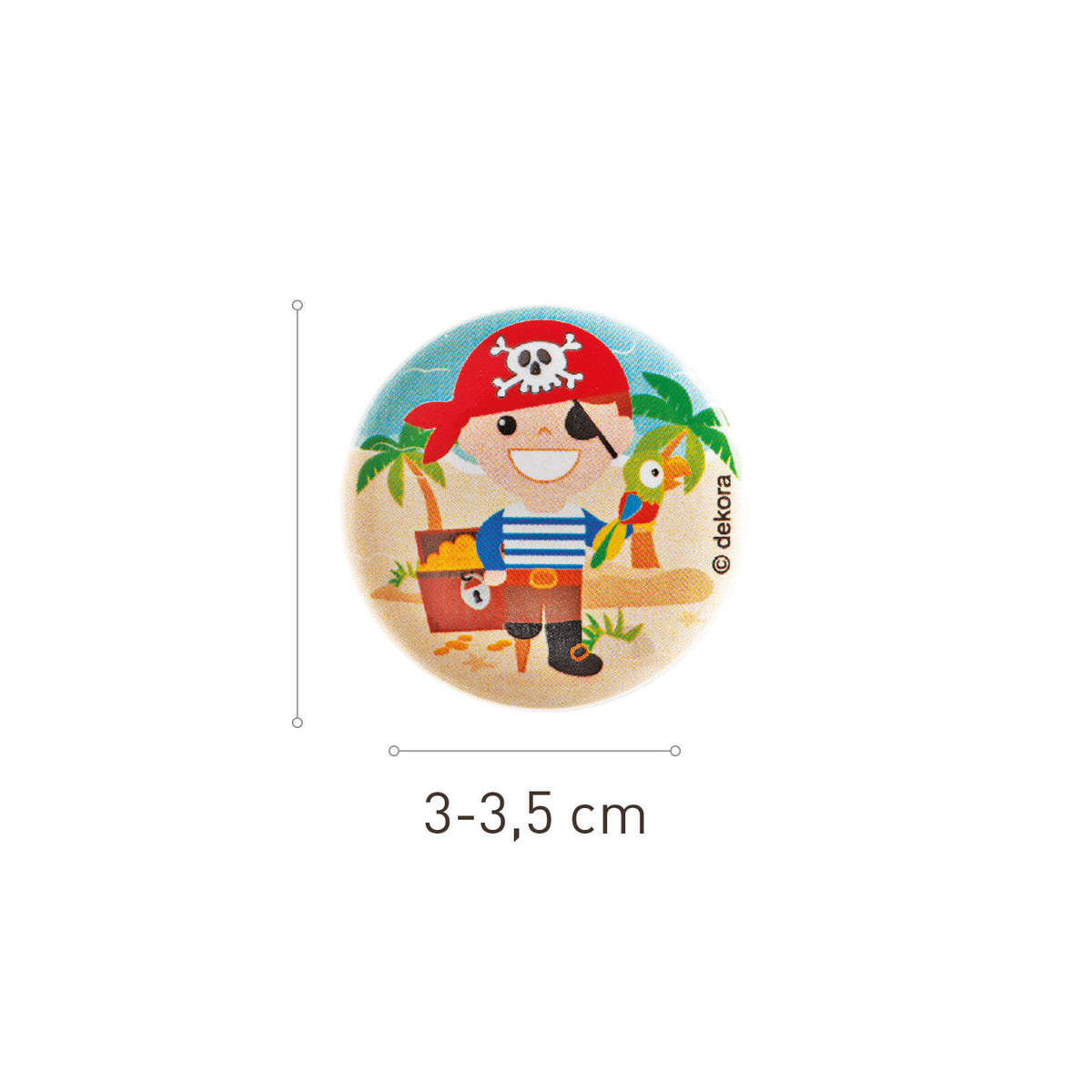 FIGURAS PARA ROSCÓN CHAPAS PIRATAS  3~3.5CM
