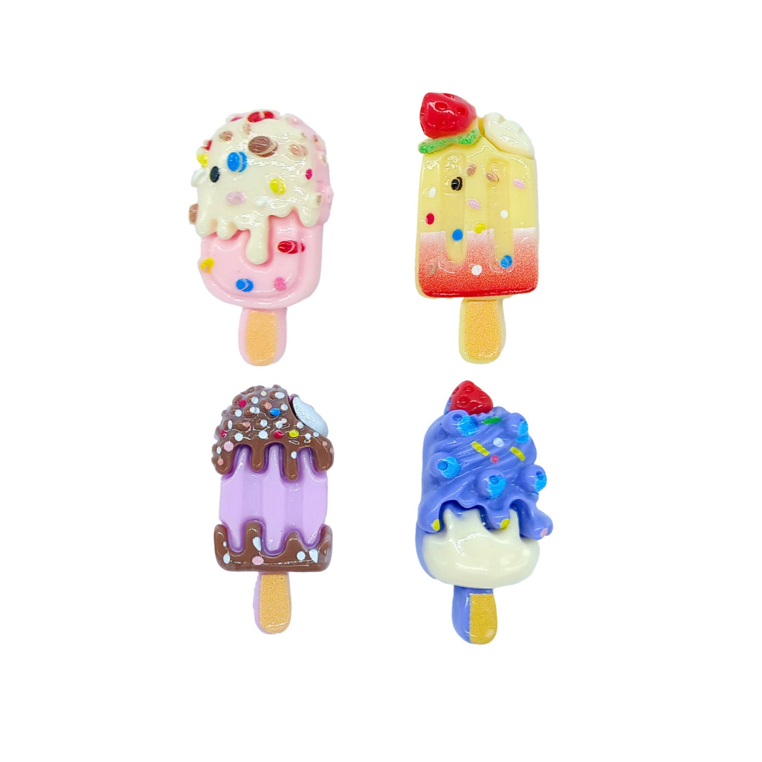 FIGURAS ROSCÓN 2D HELADOS SURT. PVC 2X3.7CM