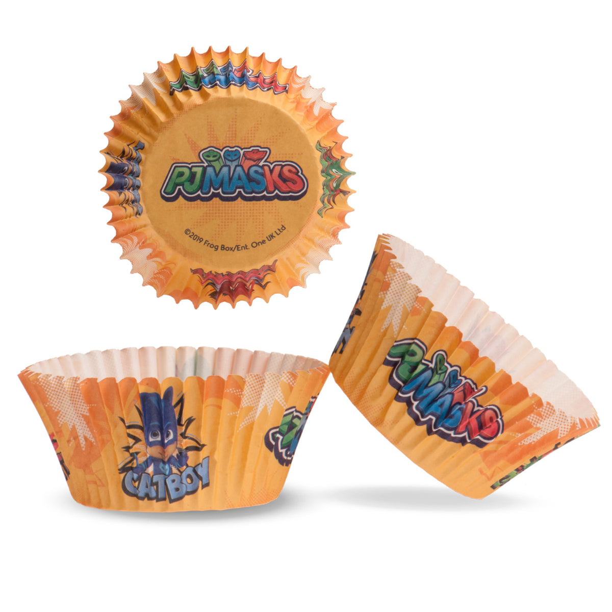 BLISTER 25 CAPSULAS CUPCAKE PJ MASK Ø 5CM H 3CM