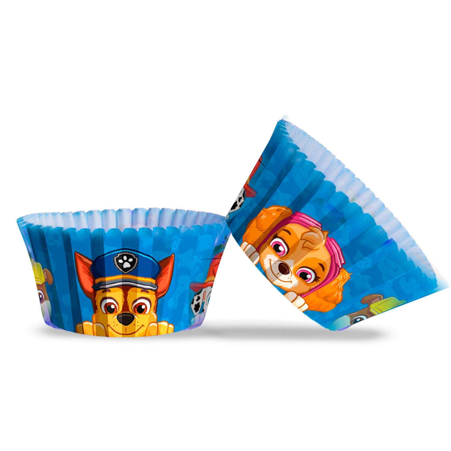 BLISTER 25 CAPSULAS CUPCAKE PAW PATROL MIX Ø 5CM H 3CM