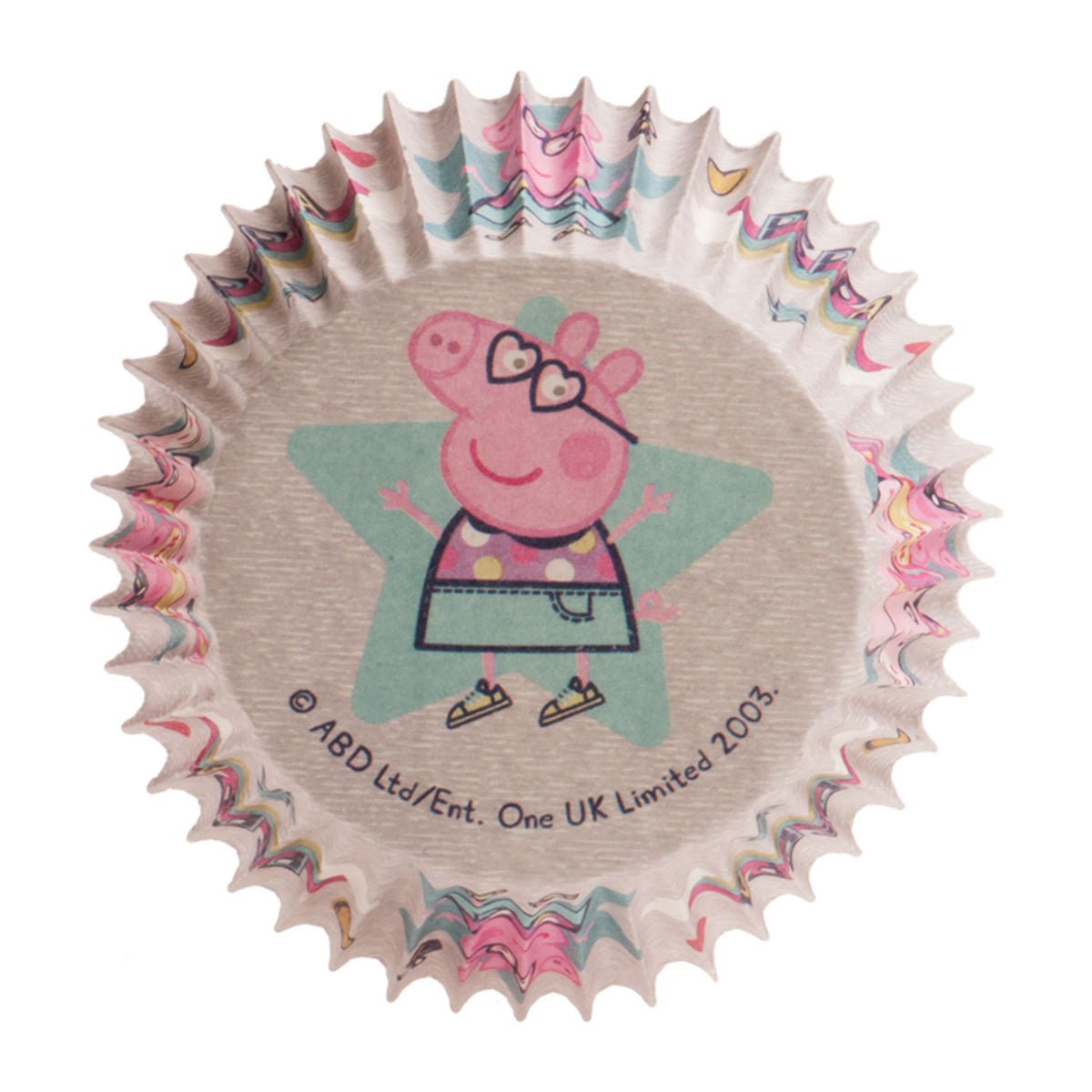 BLISTER 25 CAPSULAS CUPCAKE PEPPA PIG Ø 5CM H 3CM