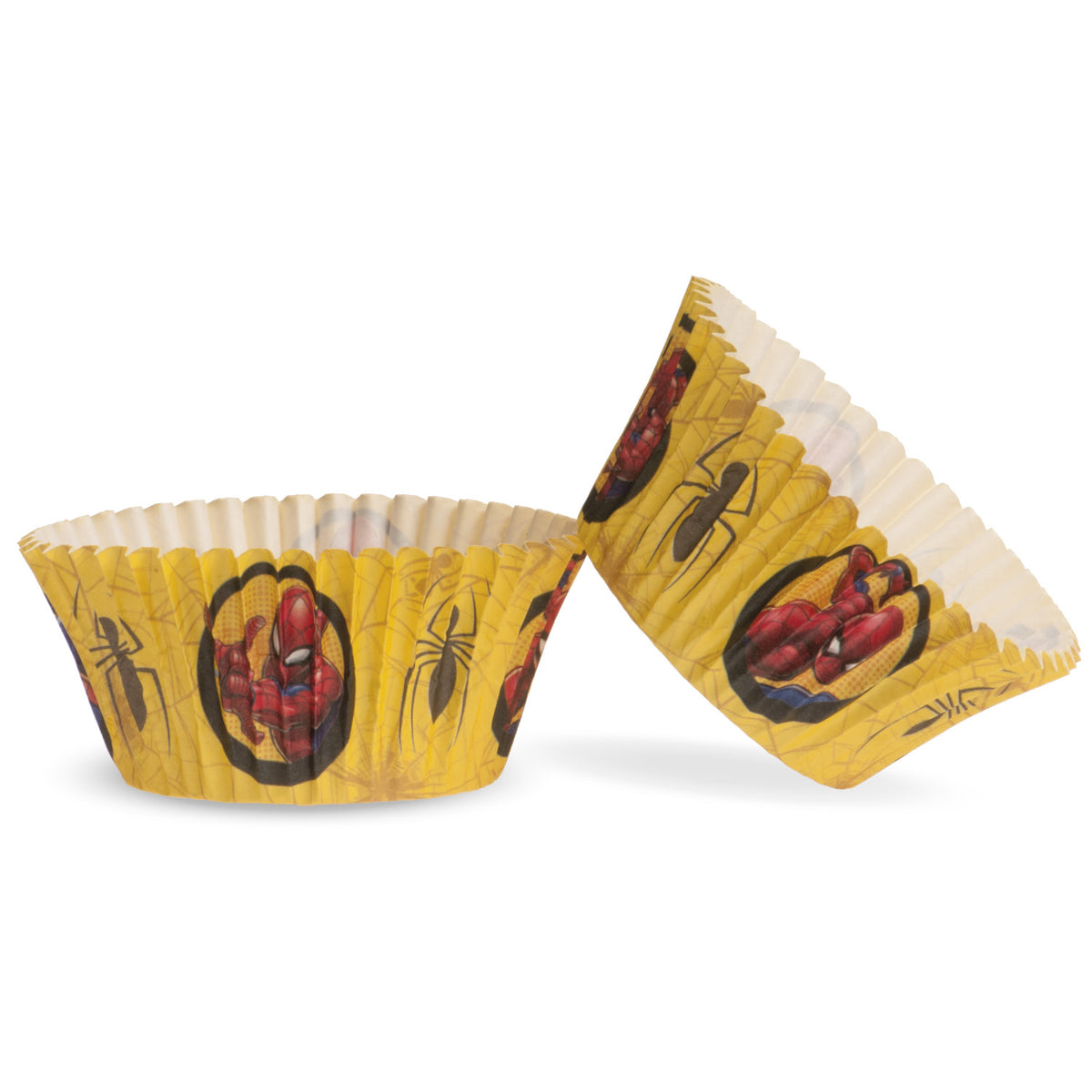 BLISTER 25 CAPSULAS CUPCAKE SPIDERMAN Ø 5CM H 3CM