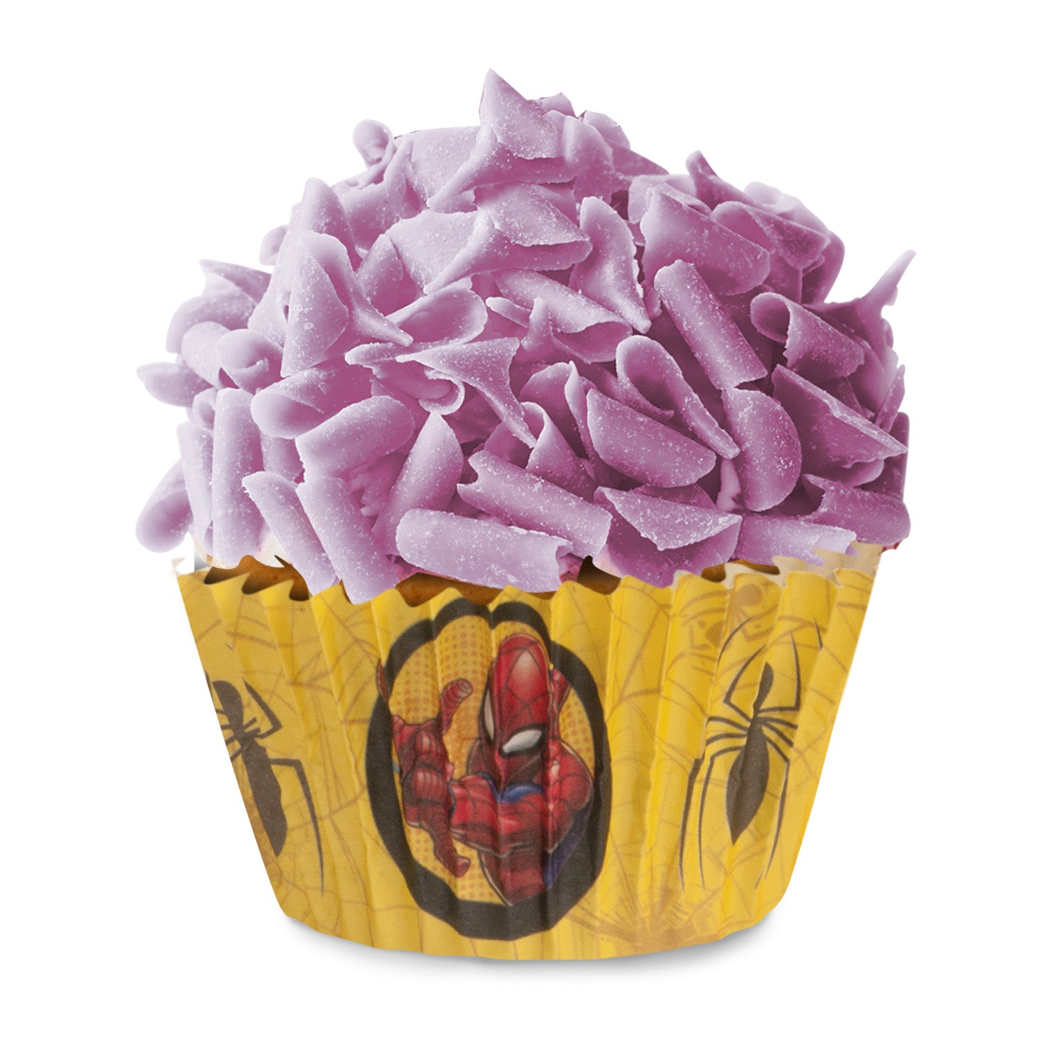 BLISTER 25 CAPSULAS CUPCAKE SPIDERMAN Ø 5CM H 3CM