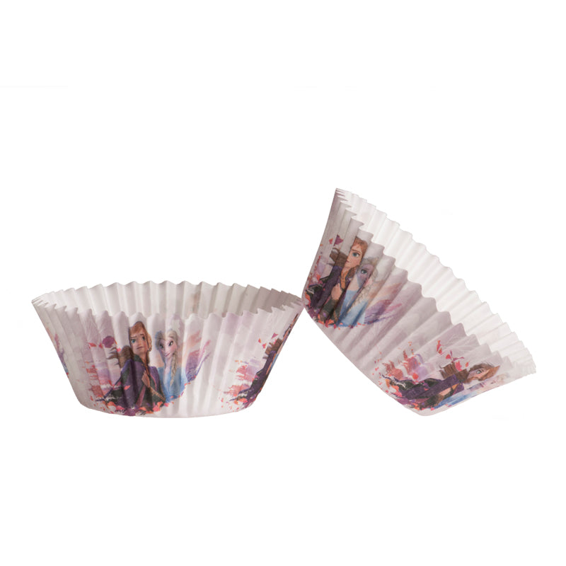BLISTER 25 CAPSULAS CUPCAKE FROZEN Ø 5CM H 3CM