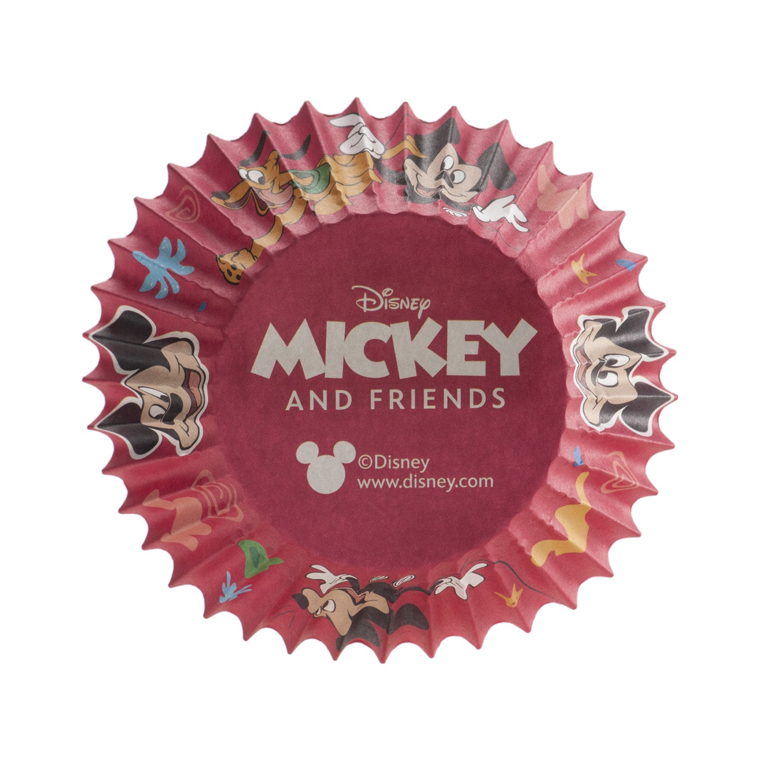 BLISTER 25 CAPSULAS CUPCAKE MICKEY Ø 5CM H 3CM