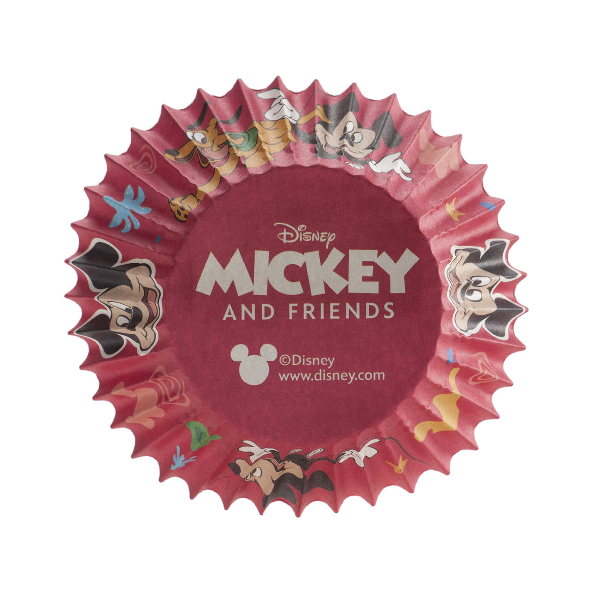 BLISTER 25 CAPSULAS CUPCAKE MICKEY Ø 5CM H 3CM