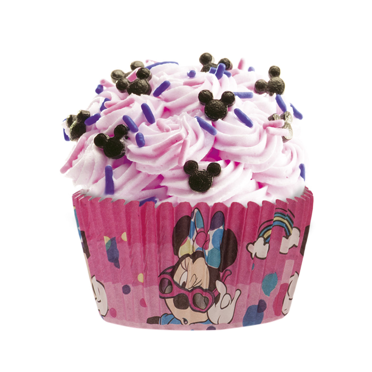 BLISTER 25 CAPSULAS CUPCAKE MINNIE Ø 5CM H 3CM