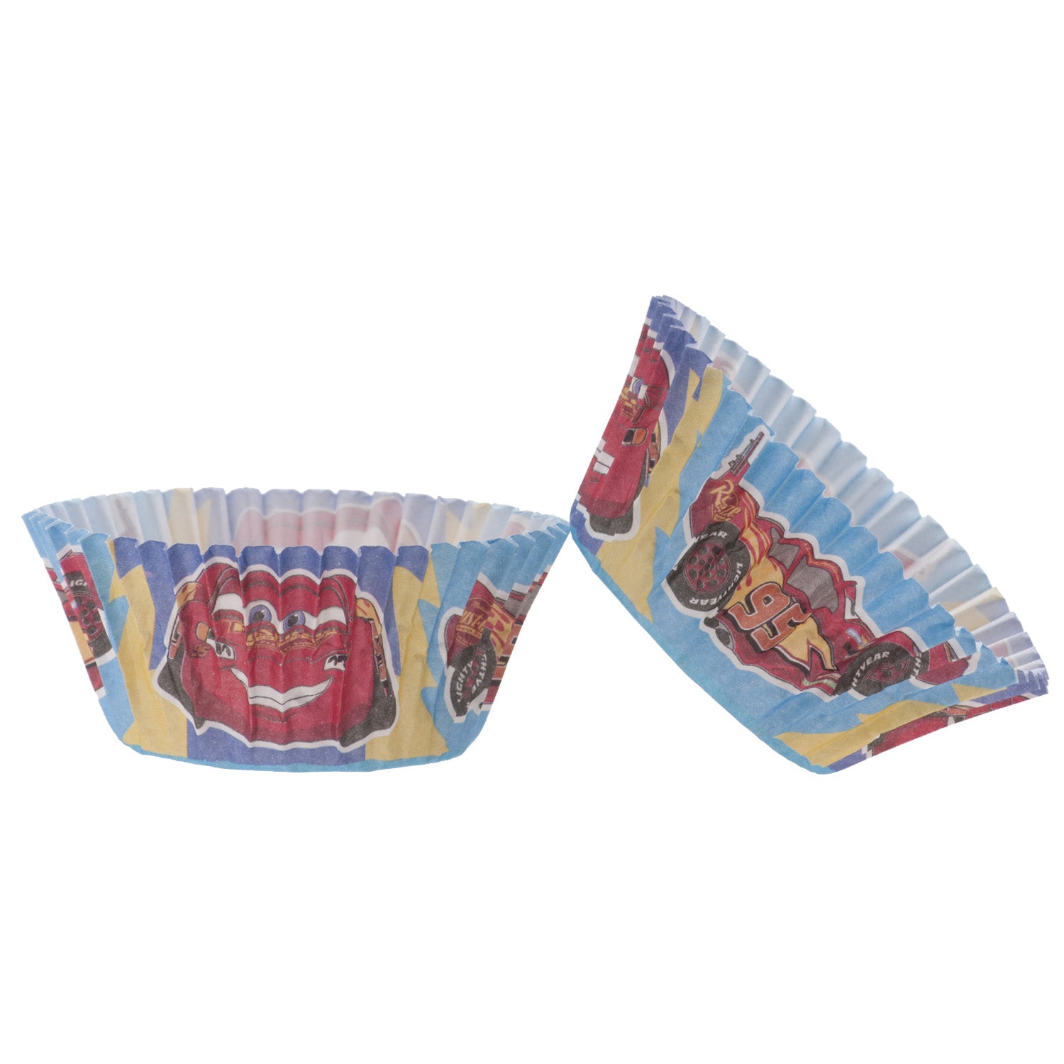 BLISTER 25 CAPSULAS CUPCAKE CARS Ø 5CM H 3CM