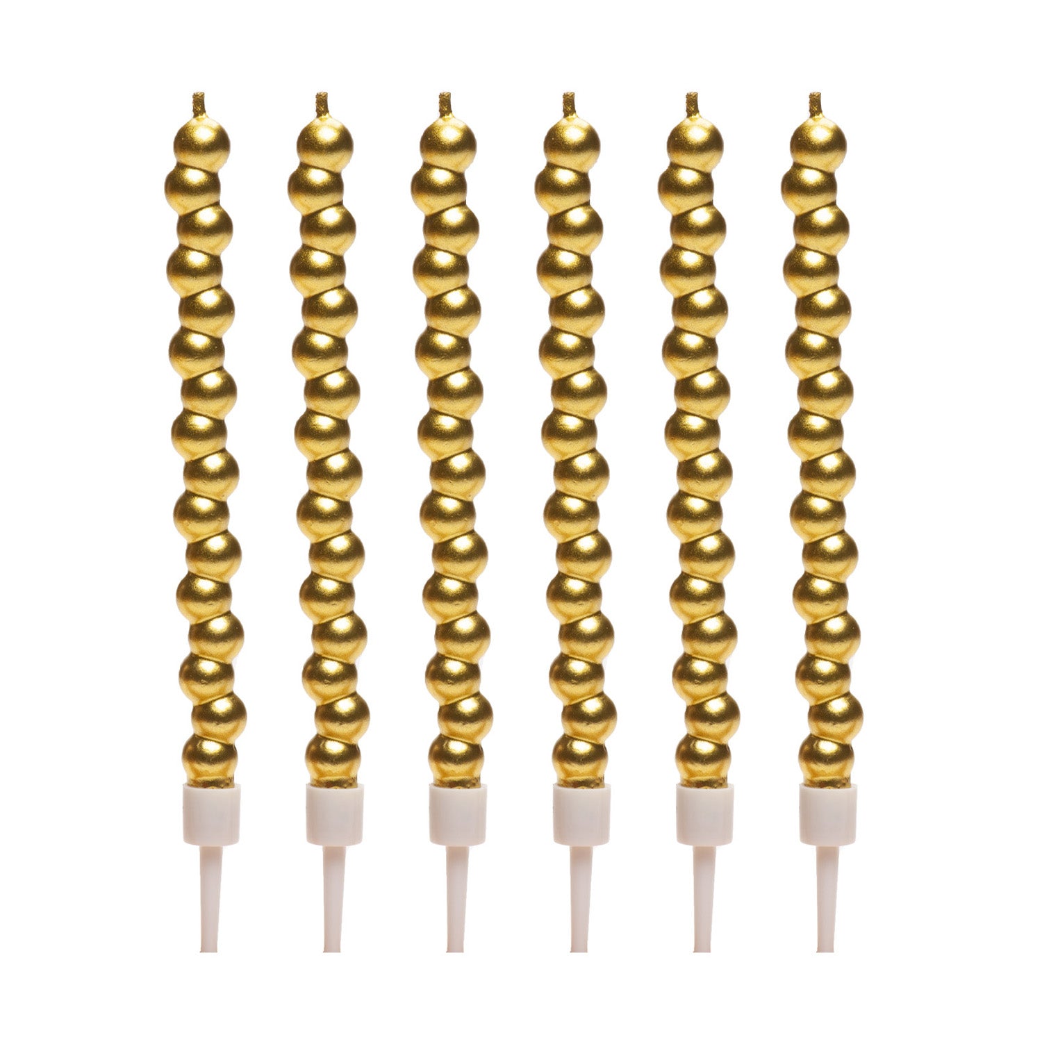 VELAS BURBUJA COLOR ORO 14CM