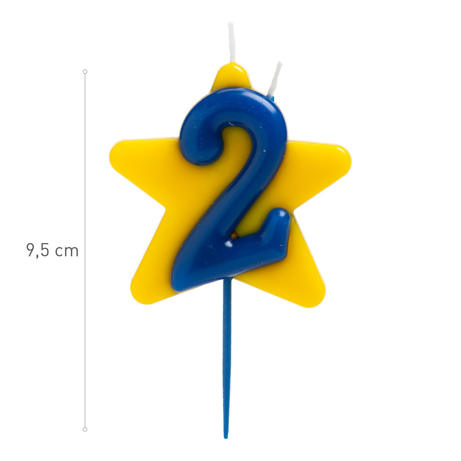 VELA CUMPLEAÑOS SOLIDARIA ESTRELLA DOBLE DESEO | Nº2