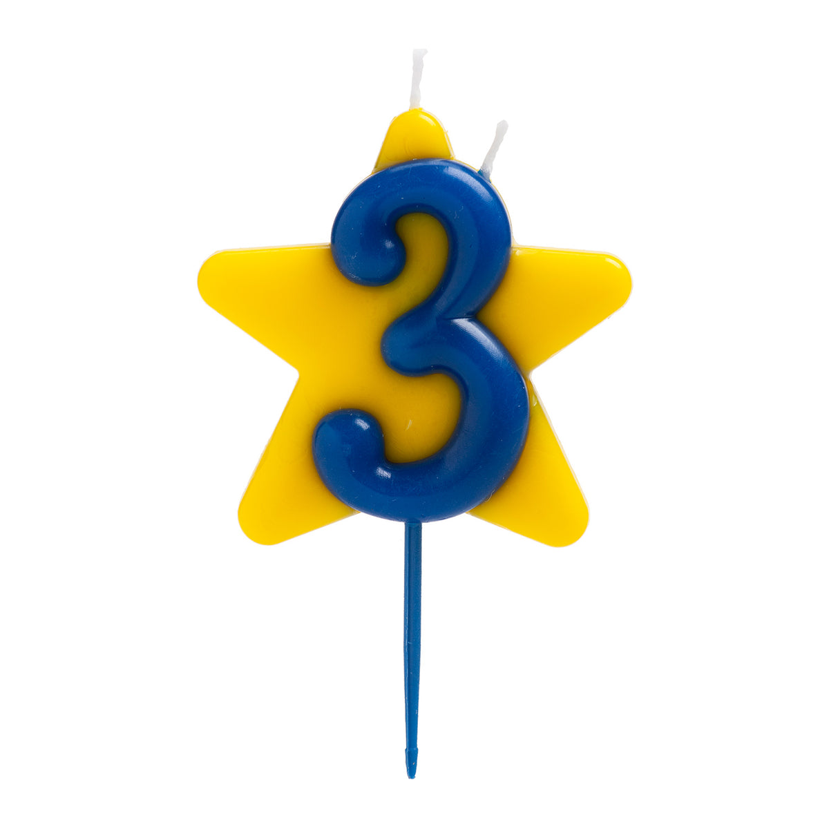 VELA CUMPLEAÑOS SOLIDARIA ESTRELLA DOBLE DESEO | Nº3
