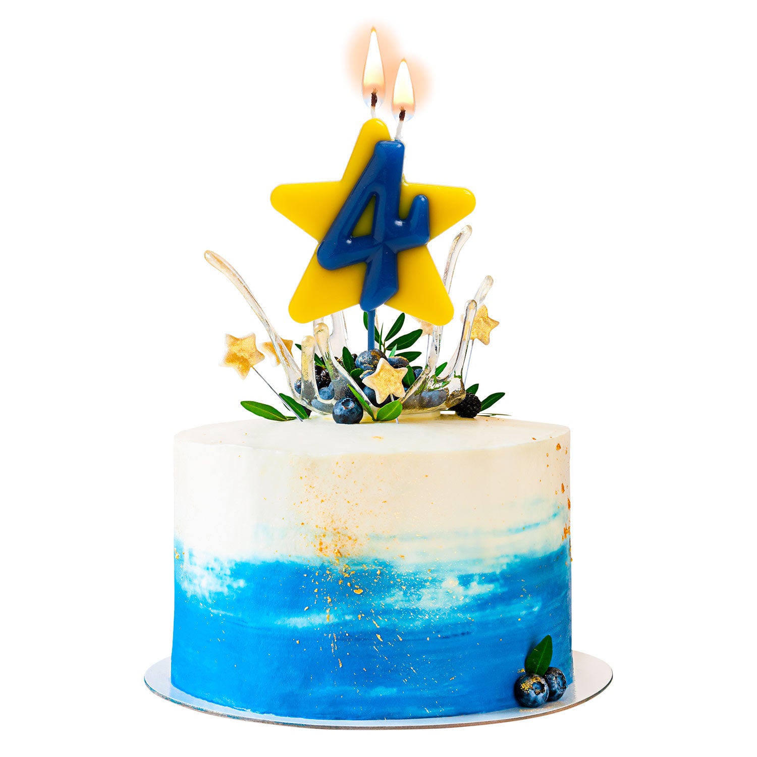VELA CUMPLEAÑOS SOLIDARIA ESTRELLA DOBLE DESEO | Nº4