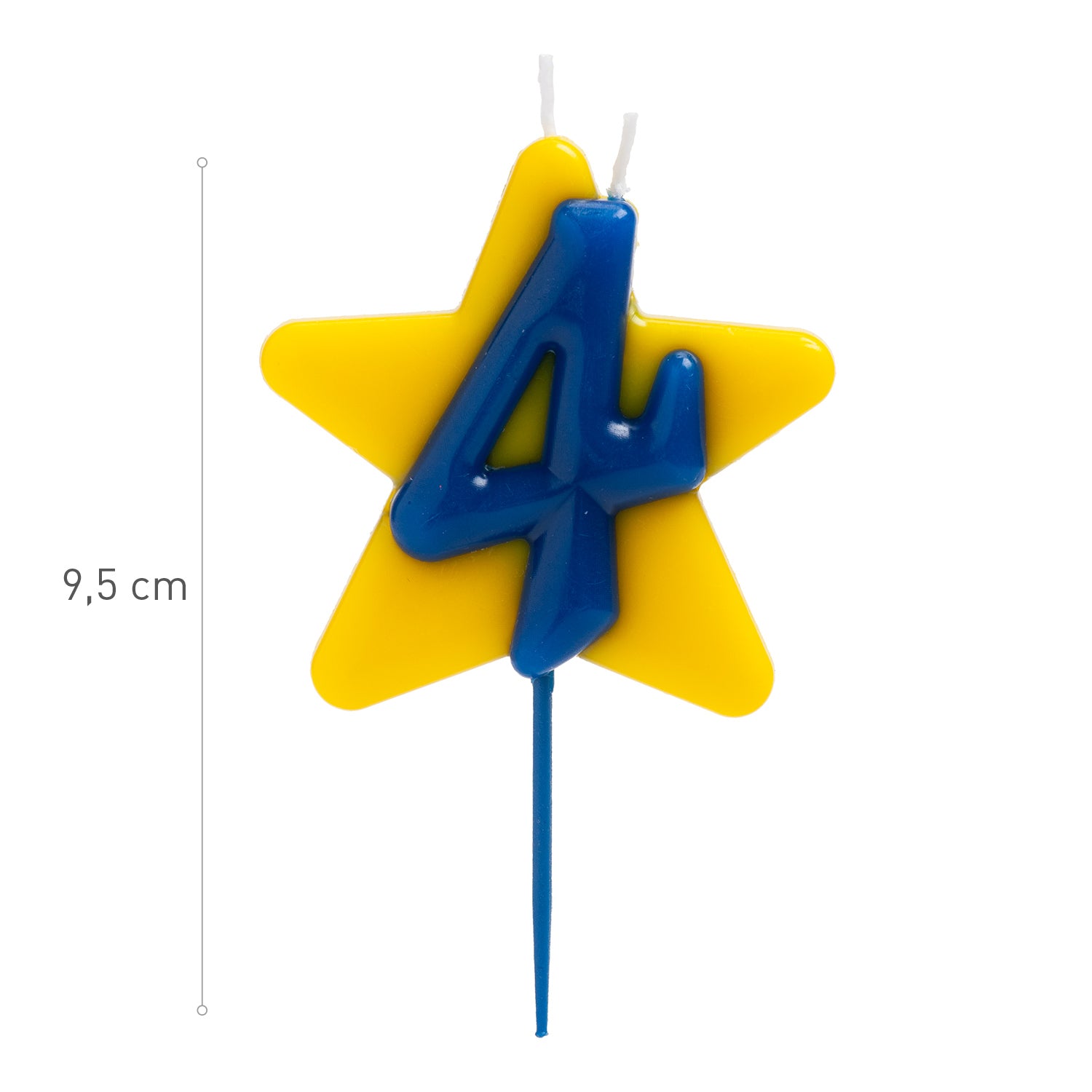 VELA CUMPLEAÑOS SOLIDARIA ESTRELLA DOBLE DESEO | Nº4