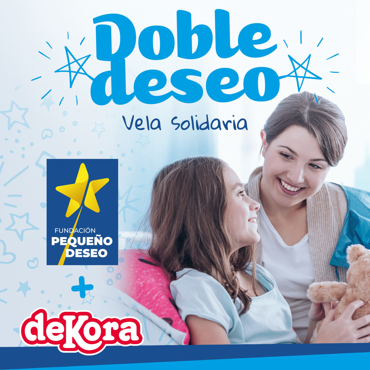 VELA CUMPLEAÑOS SOLIDARIA ESTRELLA DOBLE DESEO | Nº5
