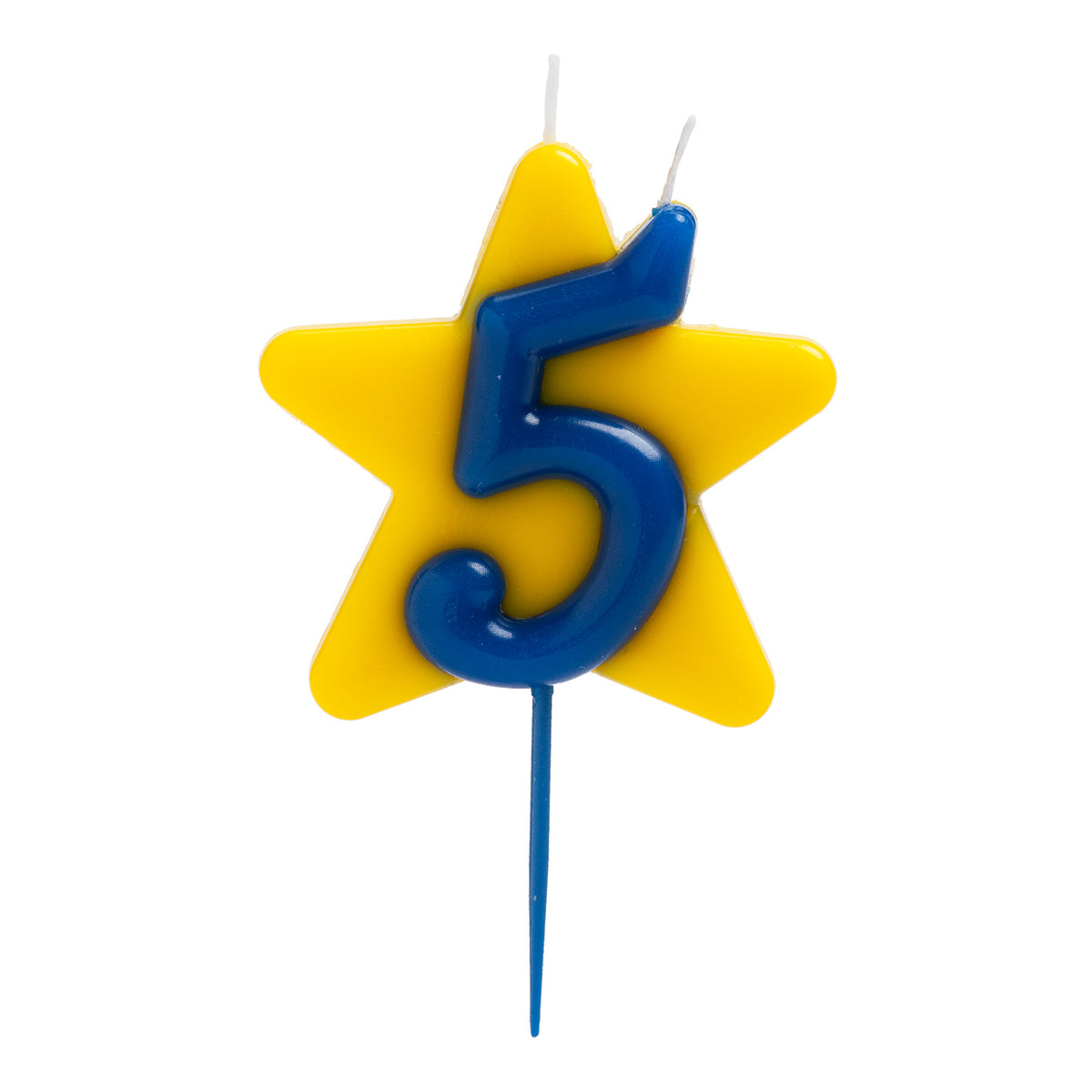 VELA CUMPLEAÑOS SOLIDARIA ESTRELLA DOBLE DESEO | Nº5