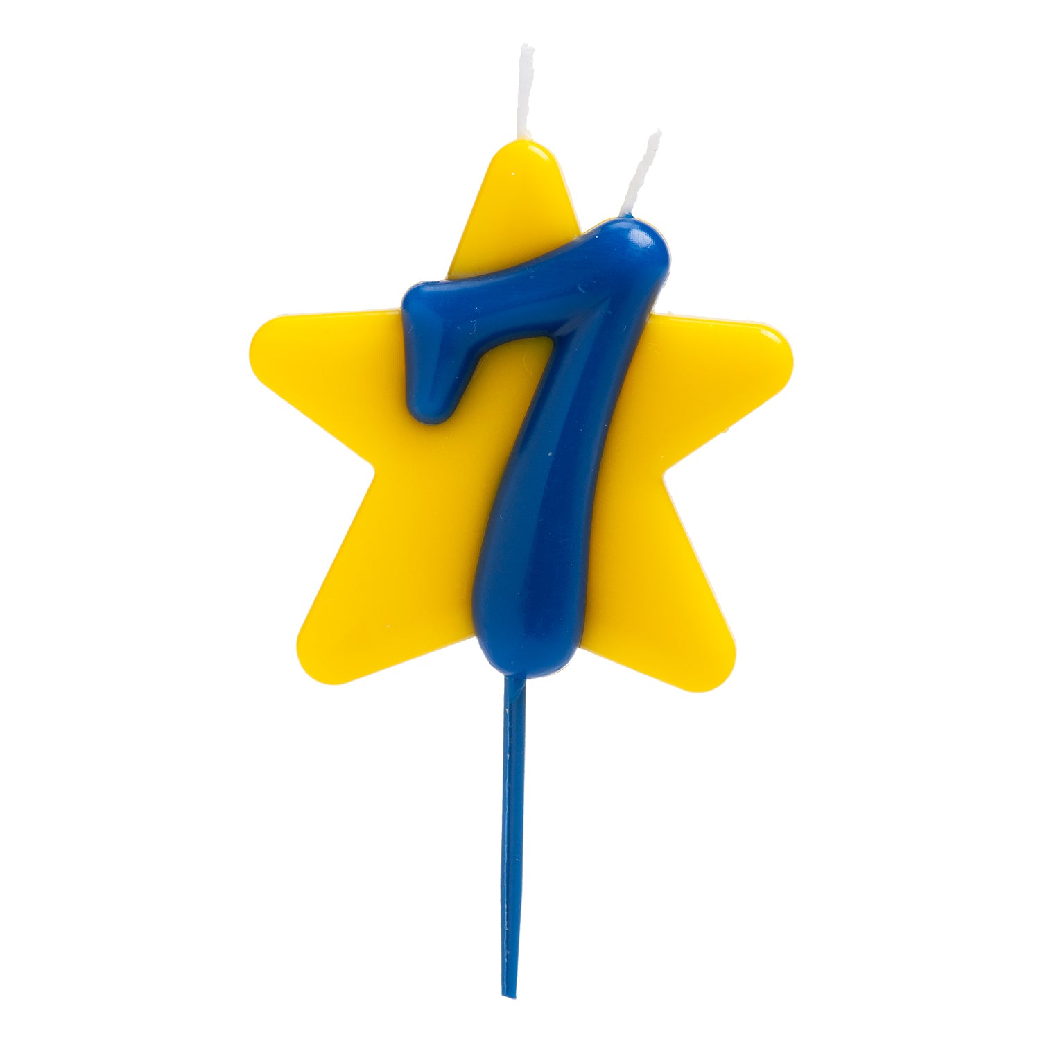 VELA CUMPLEAÑOS SOLIDARIA ESTRELLA DOBLE DESEO | Nº7