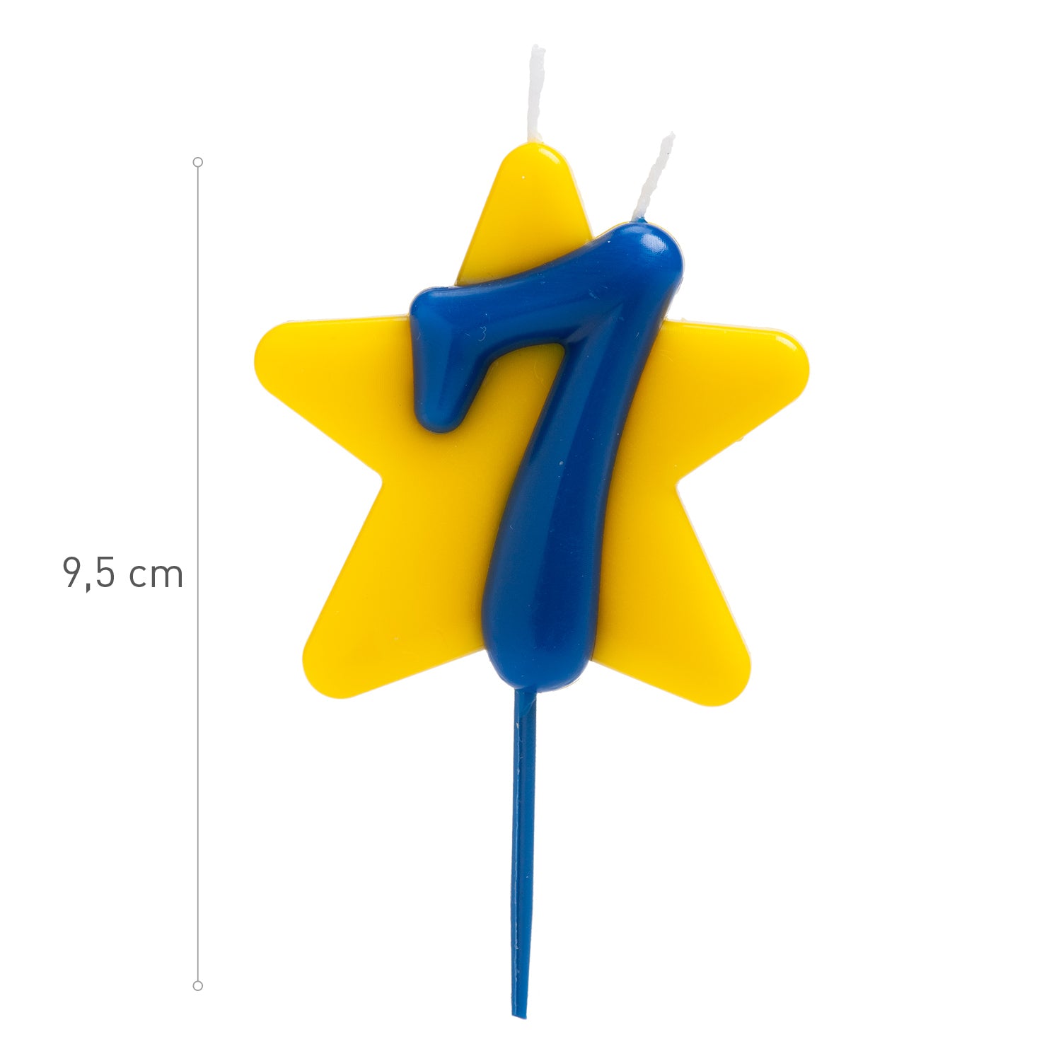 VELA CUMPLEAÑOS SOLIDARIA ESTRELLA DOBLE DESEO | Nº7