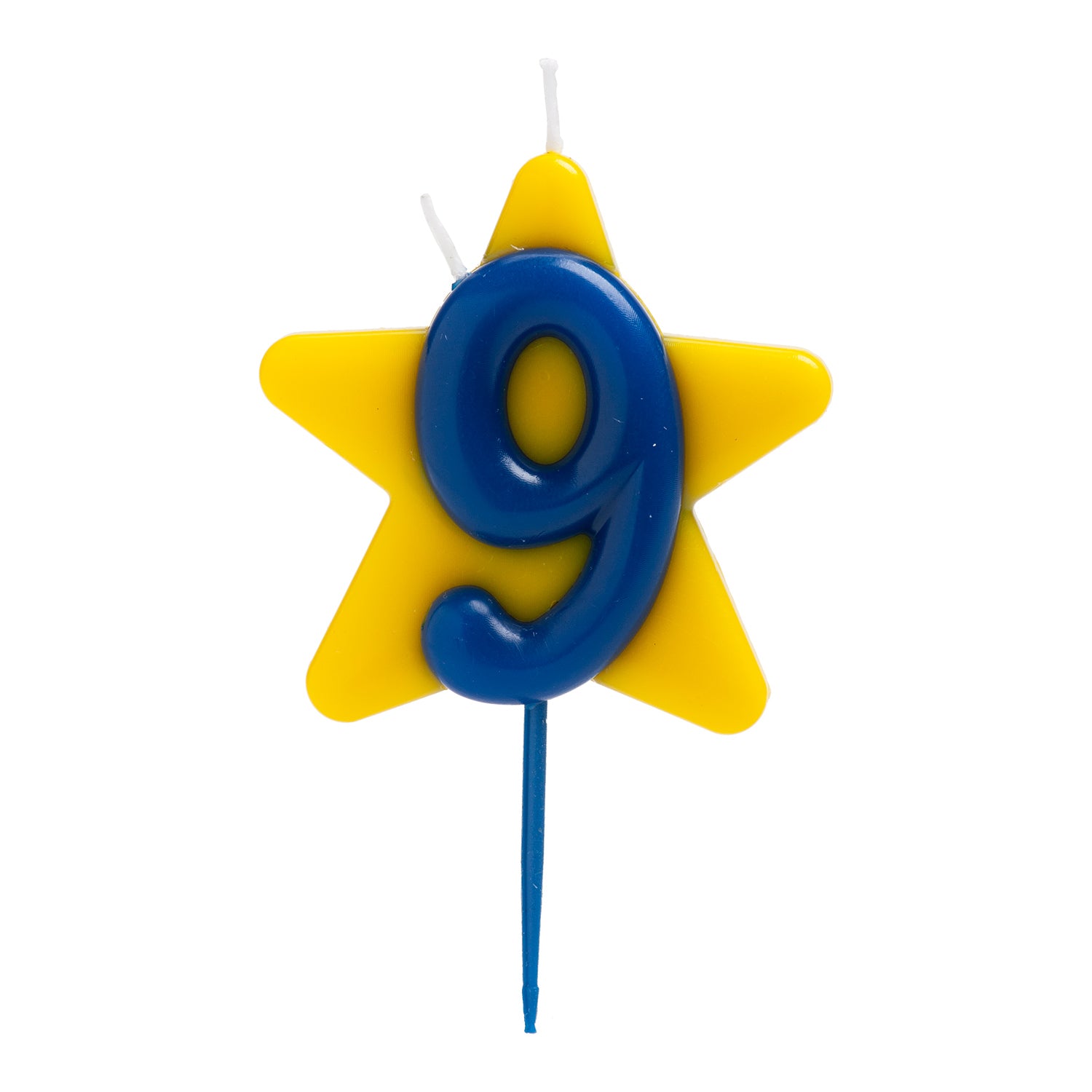 VELA CUMPLEAÑOS SOLIDARIA ESTRELLA DOBLE DESEO | Nº9