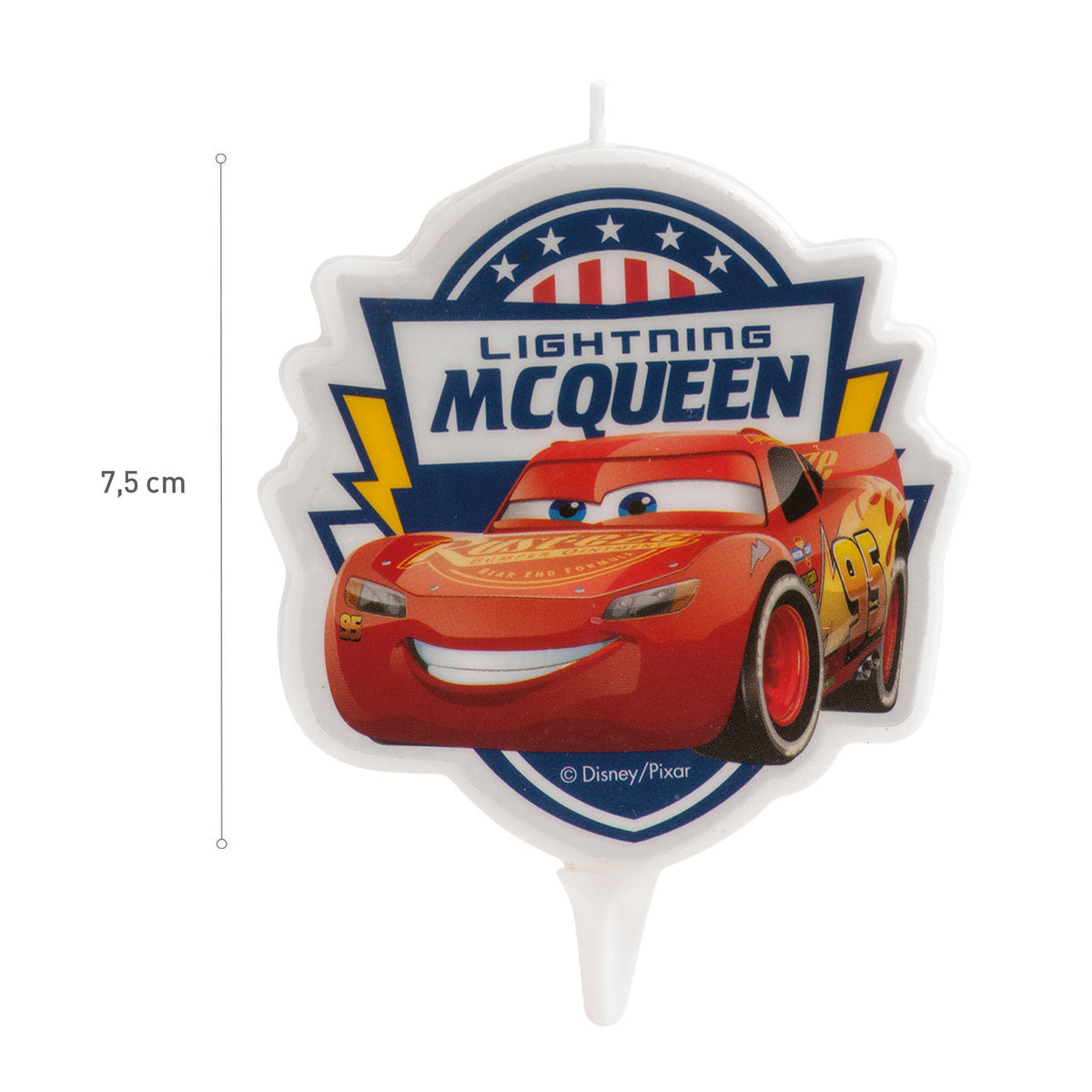 DISPLAY 12 VELAS 2D CARS 7,5CM