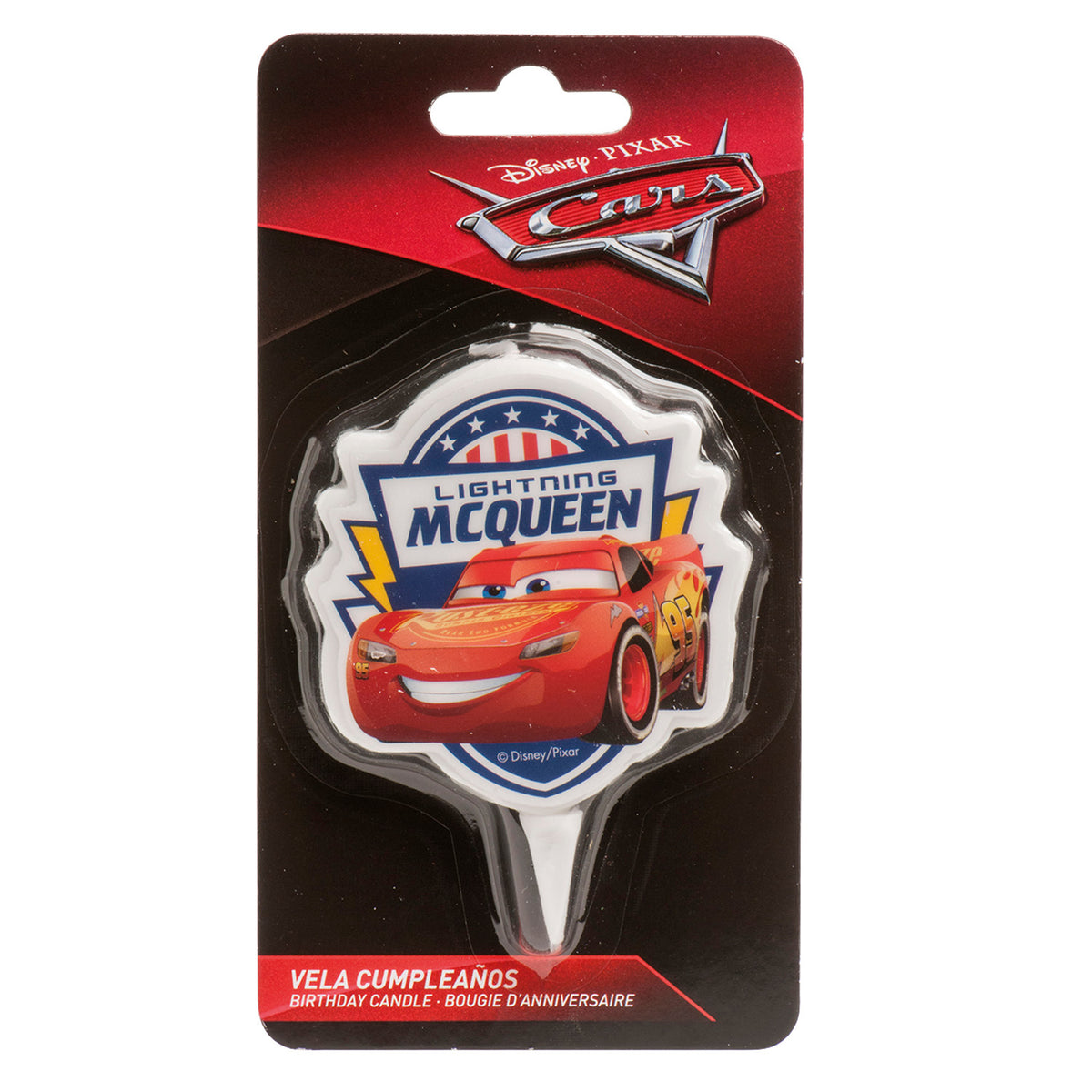 DISPLAY 12 VELAS 2D CARS 7,5CM