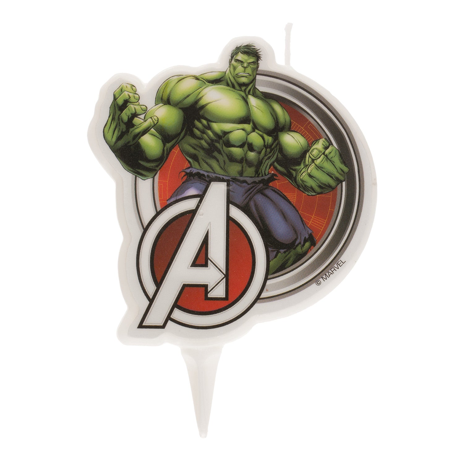 DISPLAY 12 VELAS 2D HULK 7.5CM