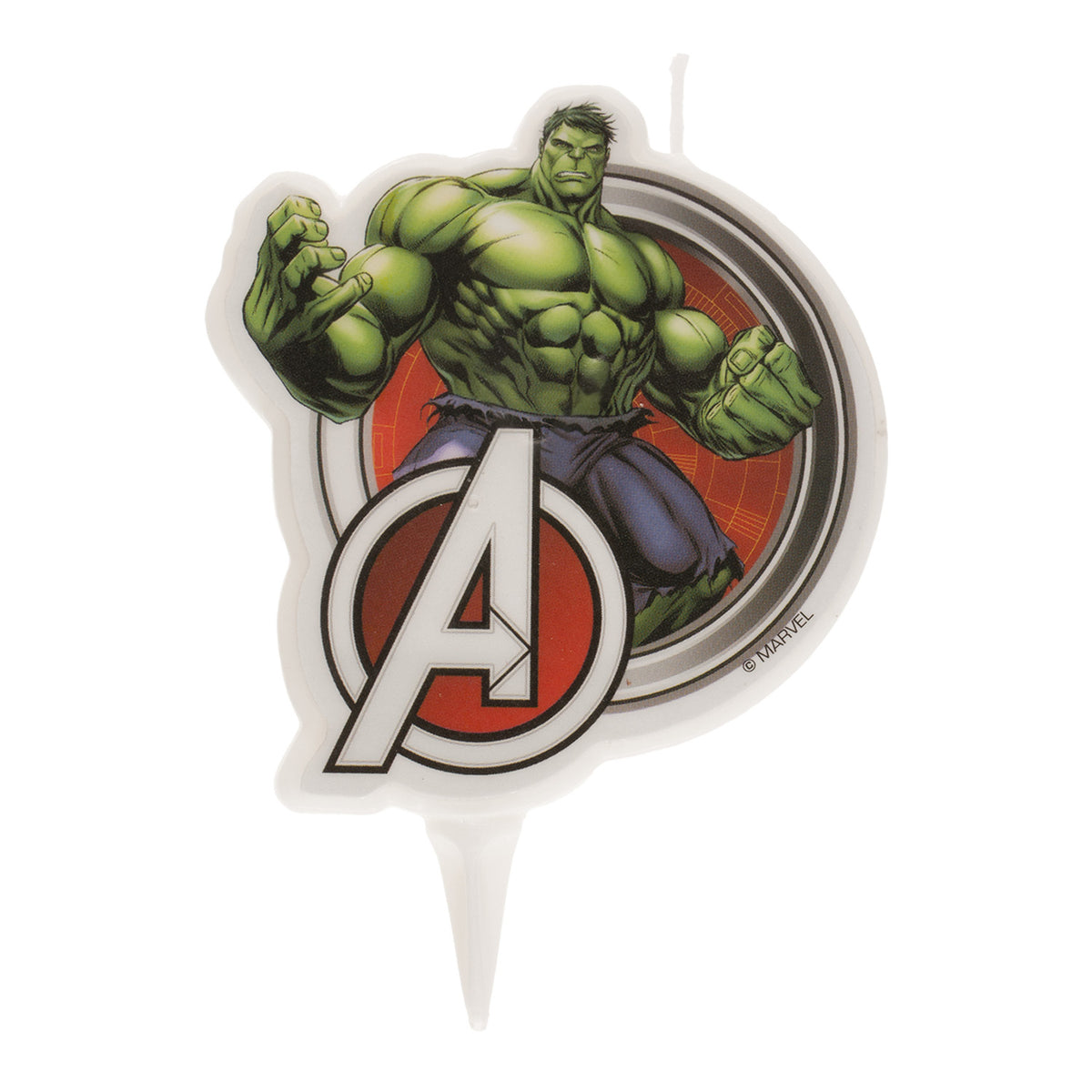 DISPLAY 12 VELAS 2D HULK 7.5CM