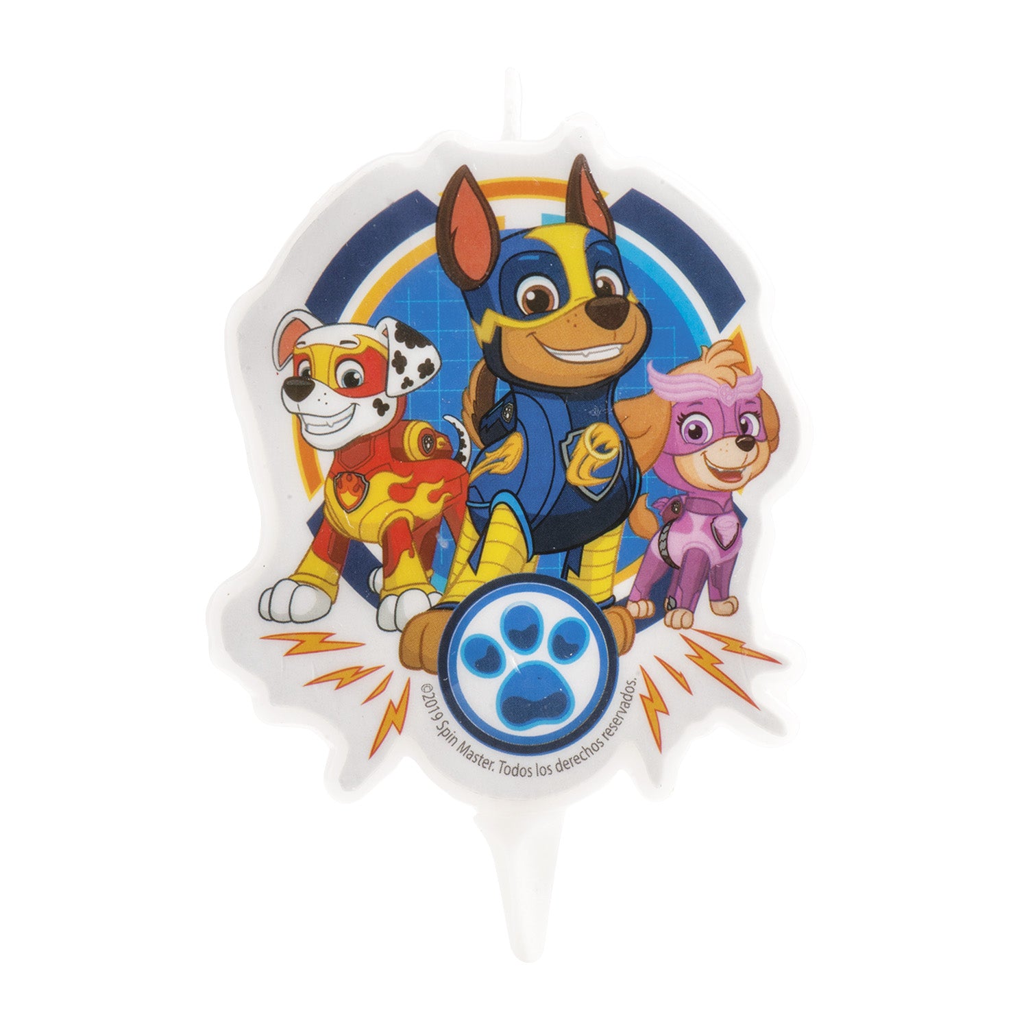 DISPLAY 12 VELAS 2D PAW PATROL 7CM*