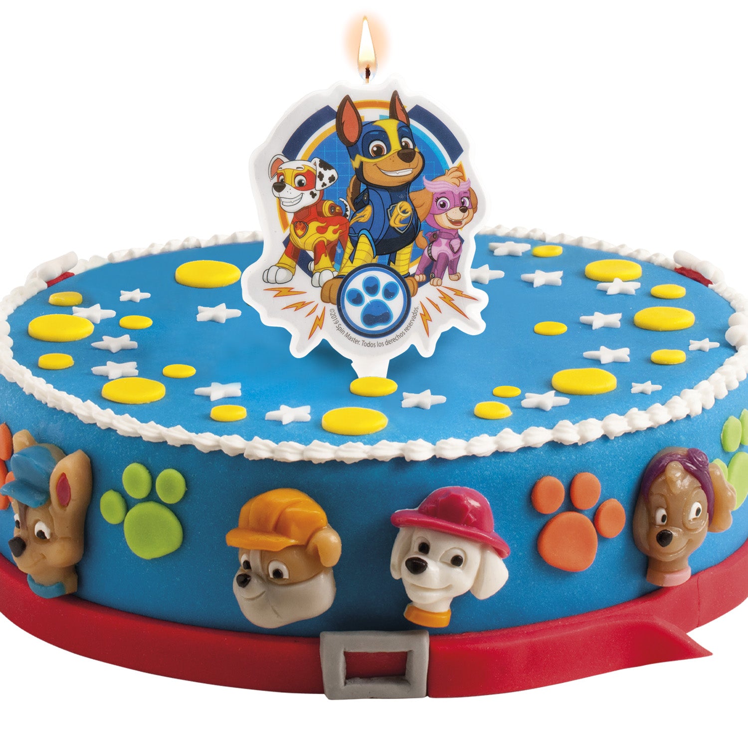 DISPLAY 12 VELAS 2D PAW PATROL 7CM*