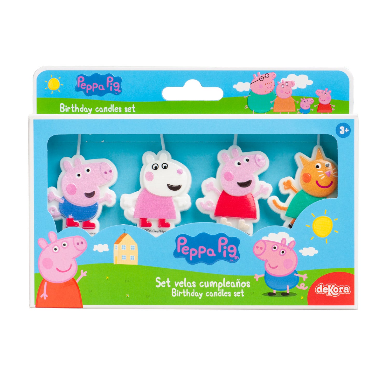 VELAS CUMPLEAÑOS PEPPA PIG 4UD