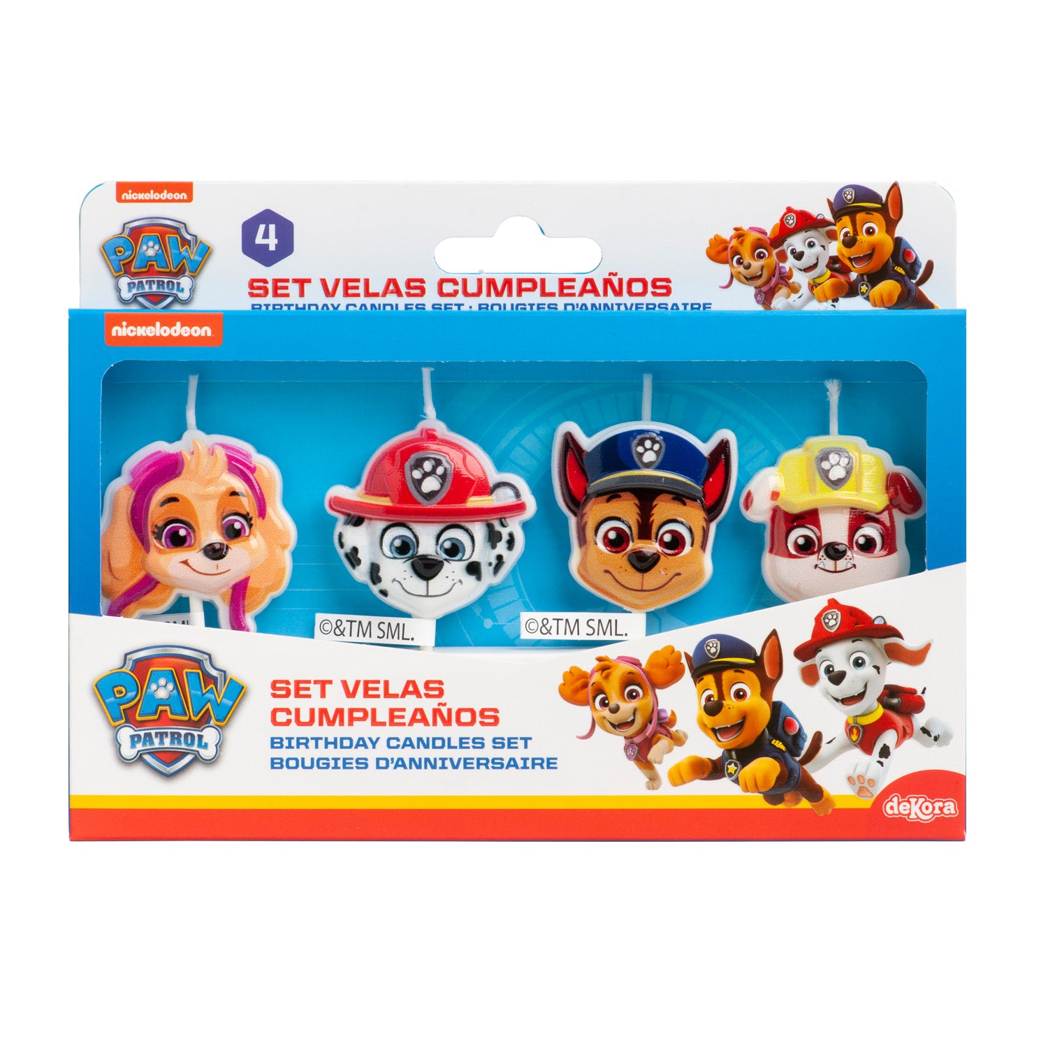 VELAS CUMPLEAÑOS PATRULLA CANINA 4UD