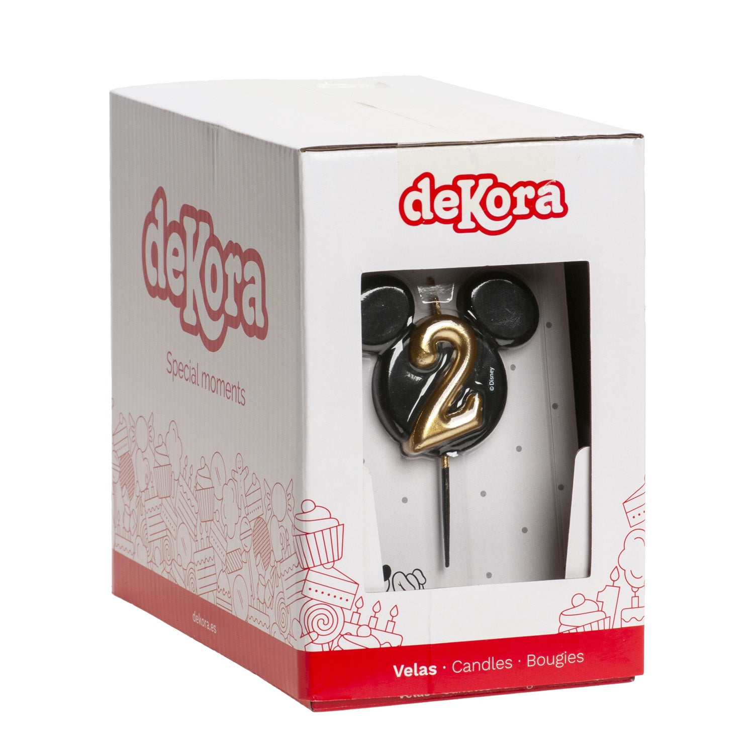 MICKEY MOUSE EARS BIRTHDAY CANDLE 8.5 CM | Nº2