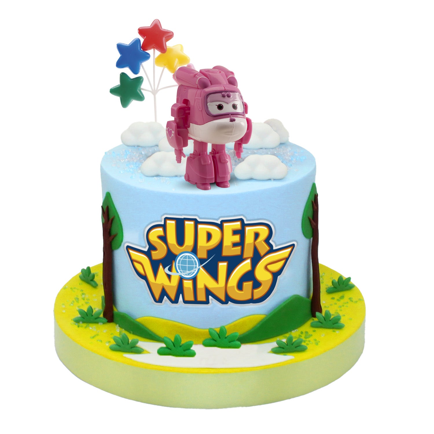 SET 6 PVC SUPER WINGS DIZZY 7CM
