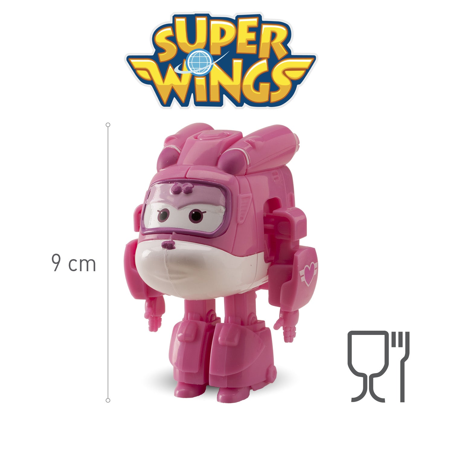 SET 6 PVC SUPER WINGS DIZZY 7CM