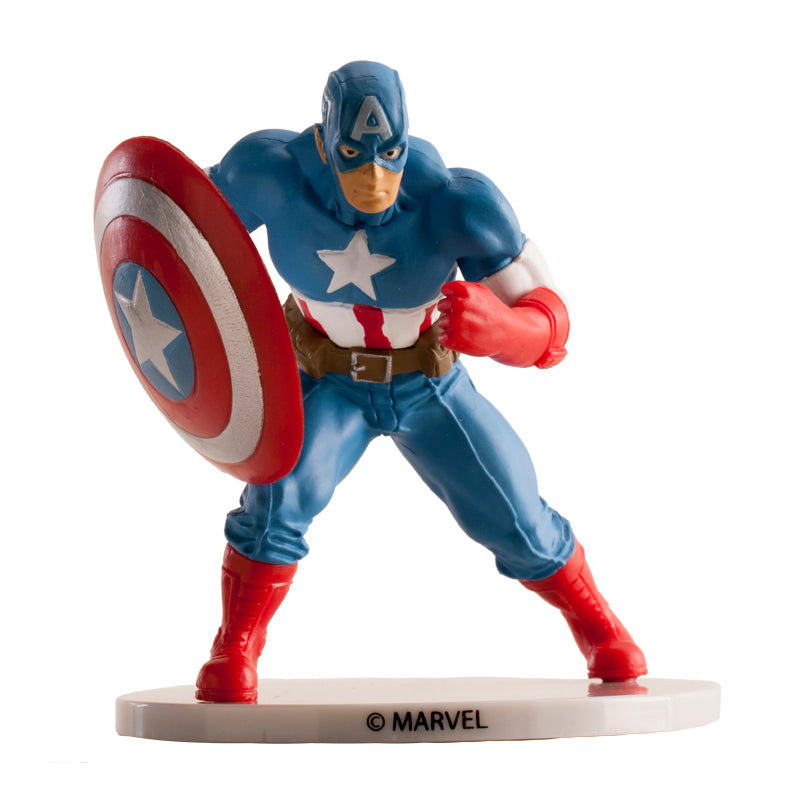SET PVC CAPITAN AMERICA AVENGERS 8,5CM