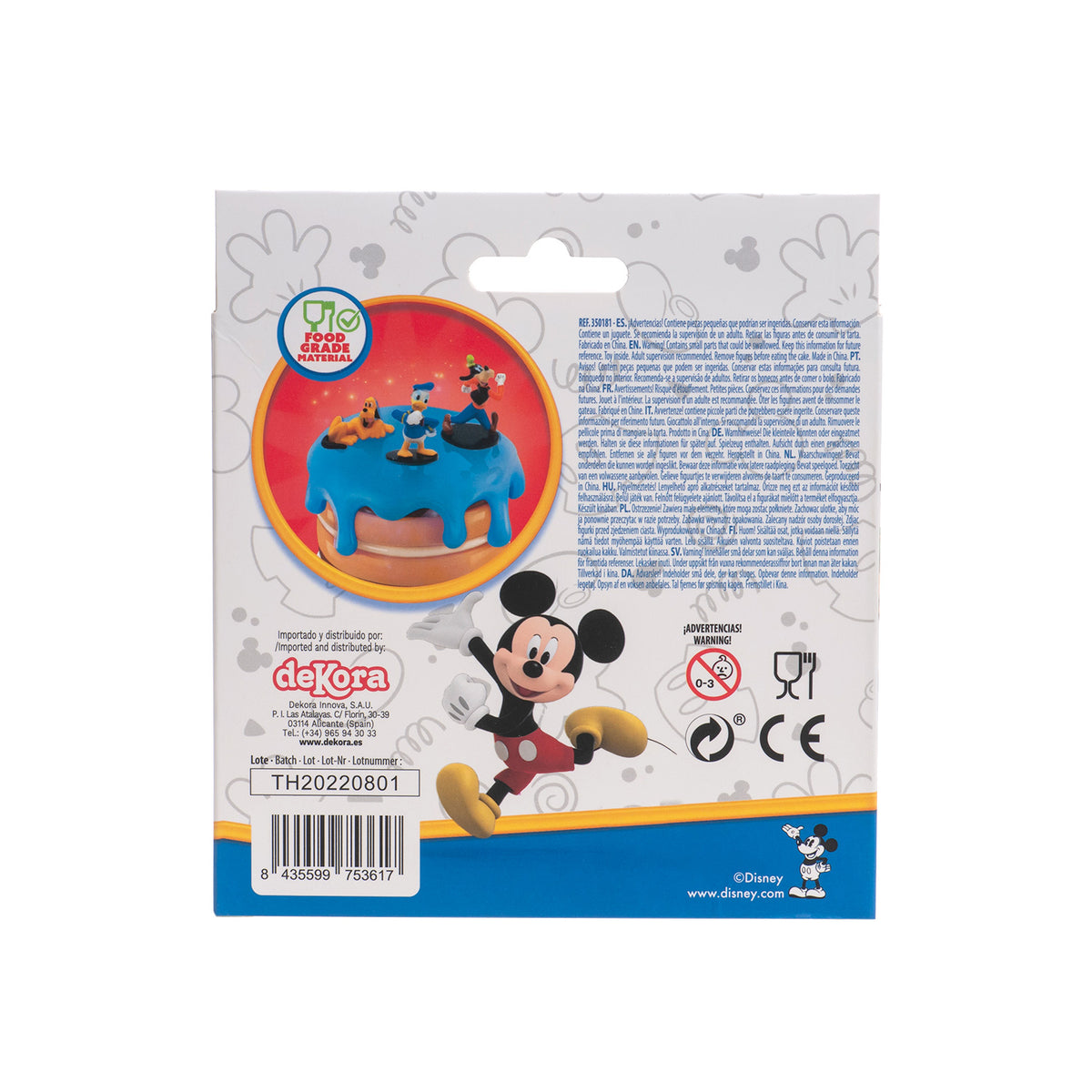 KIT BLISTER DISNEY PVC MICKEY & FRIENDS 3-3.5CM