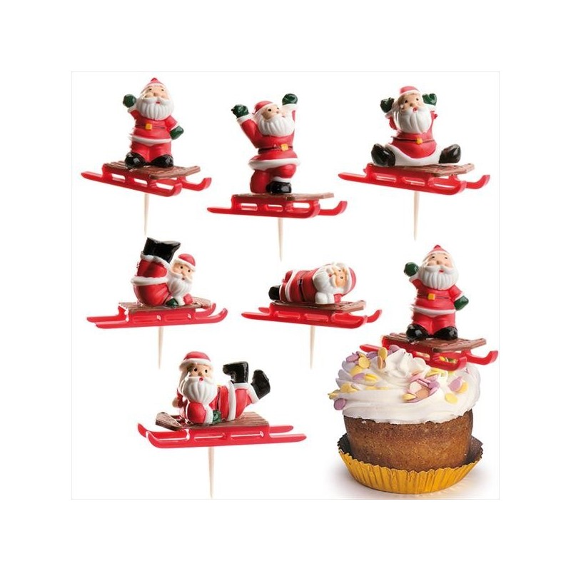 SURT. PAPA NOEL CON TRINEO 6-6,5CM