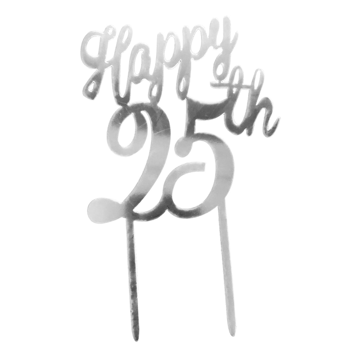 CAKE TOPPER 25 ANIVERSARIO 16X10CM