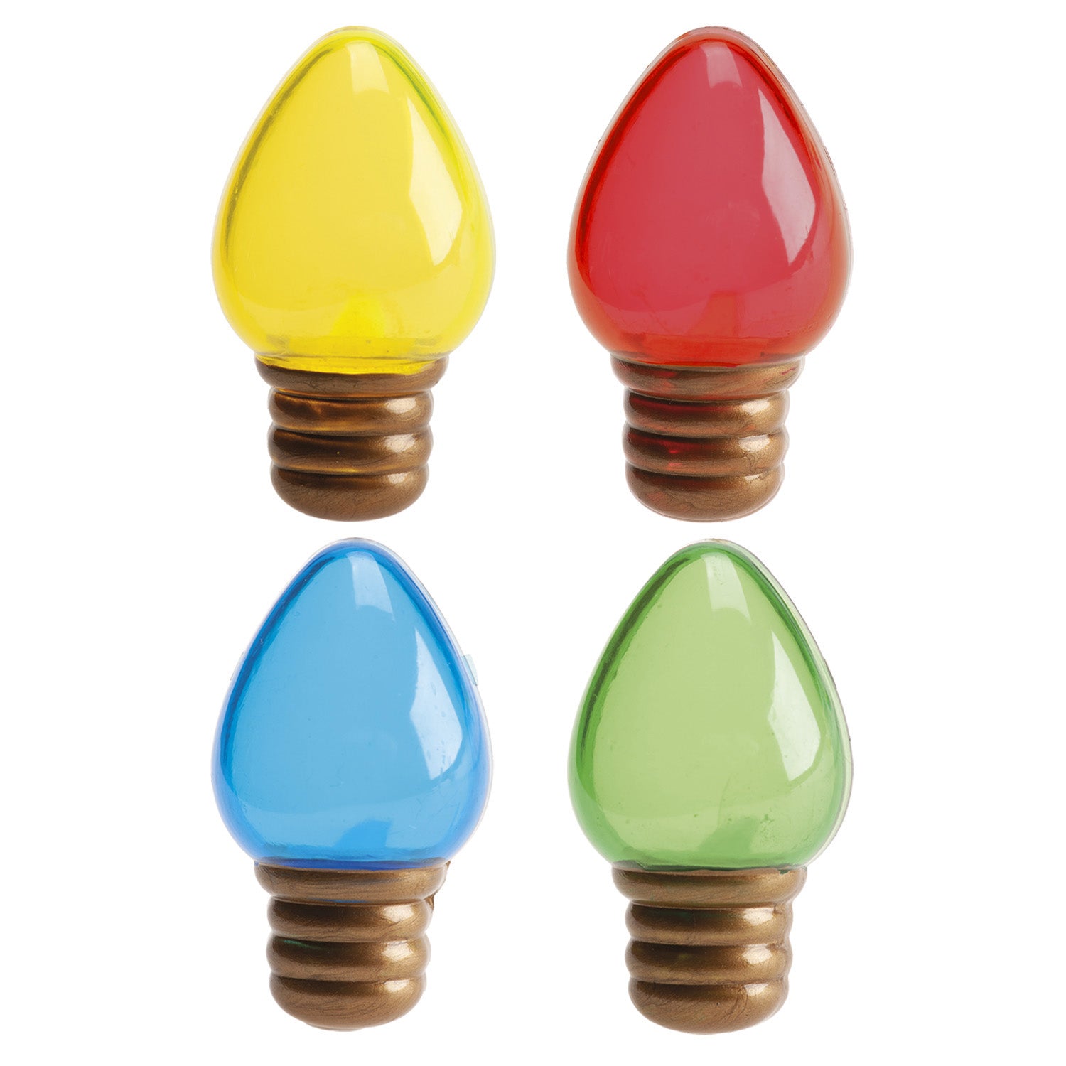 CAKE TOPPER PLASTICO LUCES DE NAVIDAD 4,5CM 144 UDS