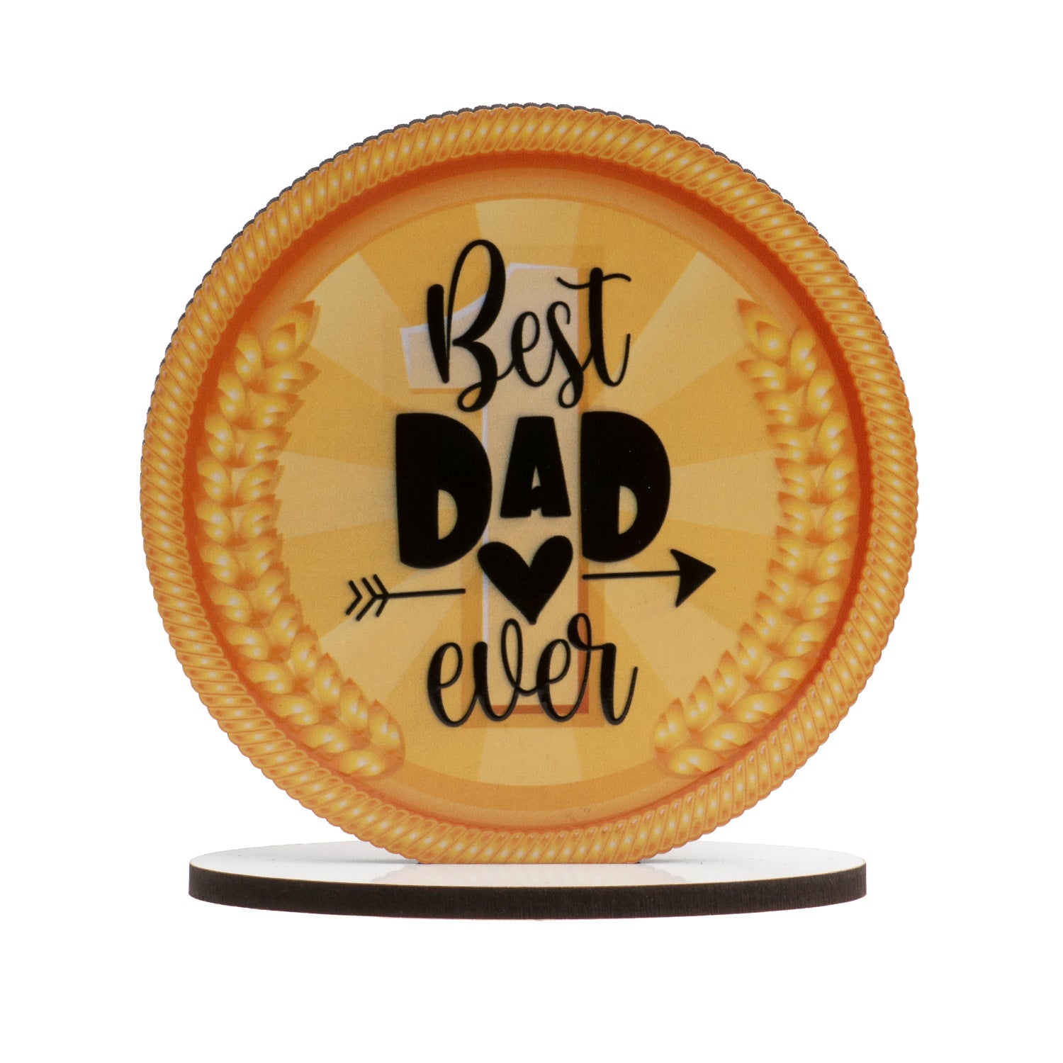 CAKE TOPPER DIA DEL PADRE "BEST DAD EVER" 11,5CM