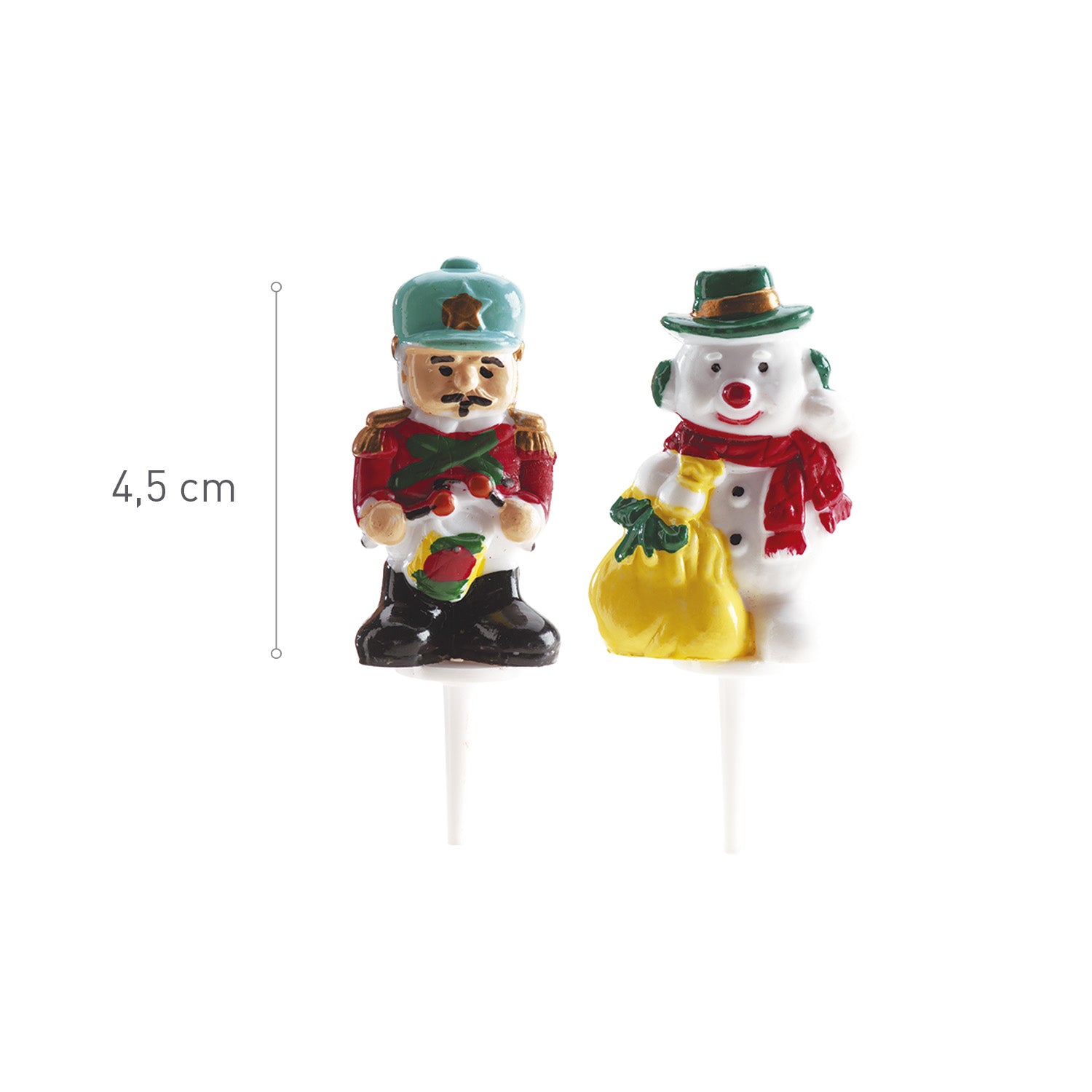 FIGURAS DE PLÁSTICO NAVIDAD 6 MODELOS 4.5CM