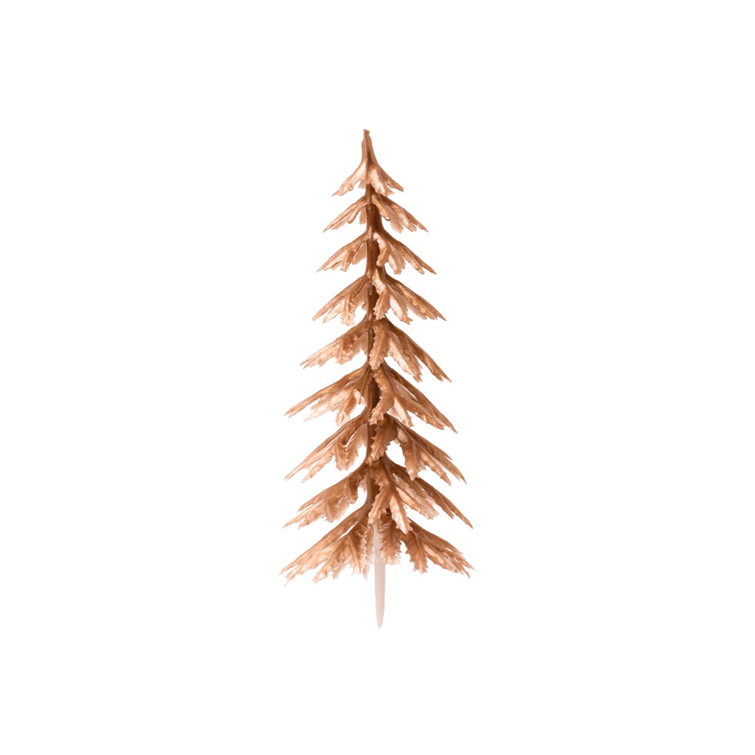 CAKE TOPPER PLASTICO PINO BRONCE PLÁSTICO 8,5CM 72 UDS